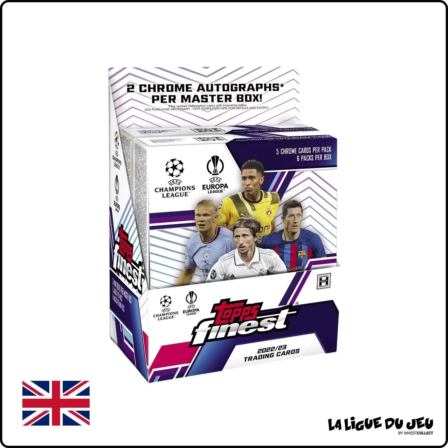 Display - Topps - Finest 2022/23 - Scellé - Anglais