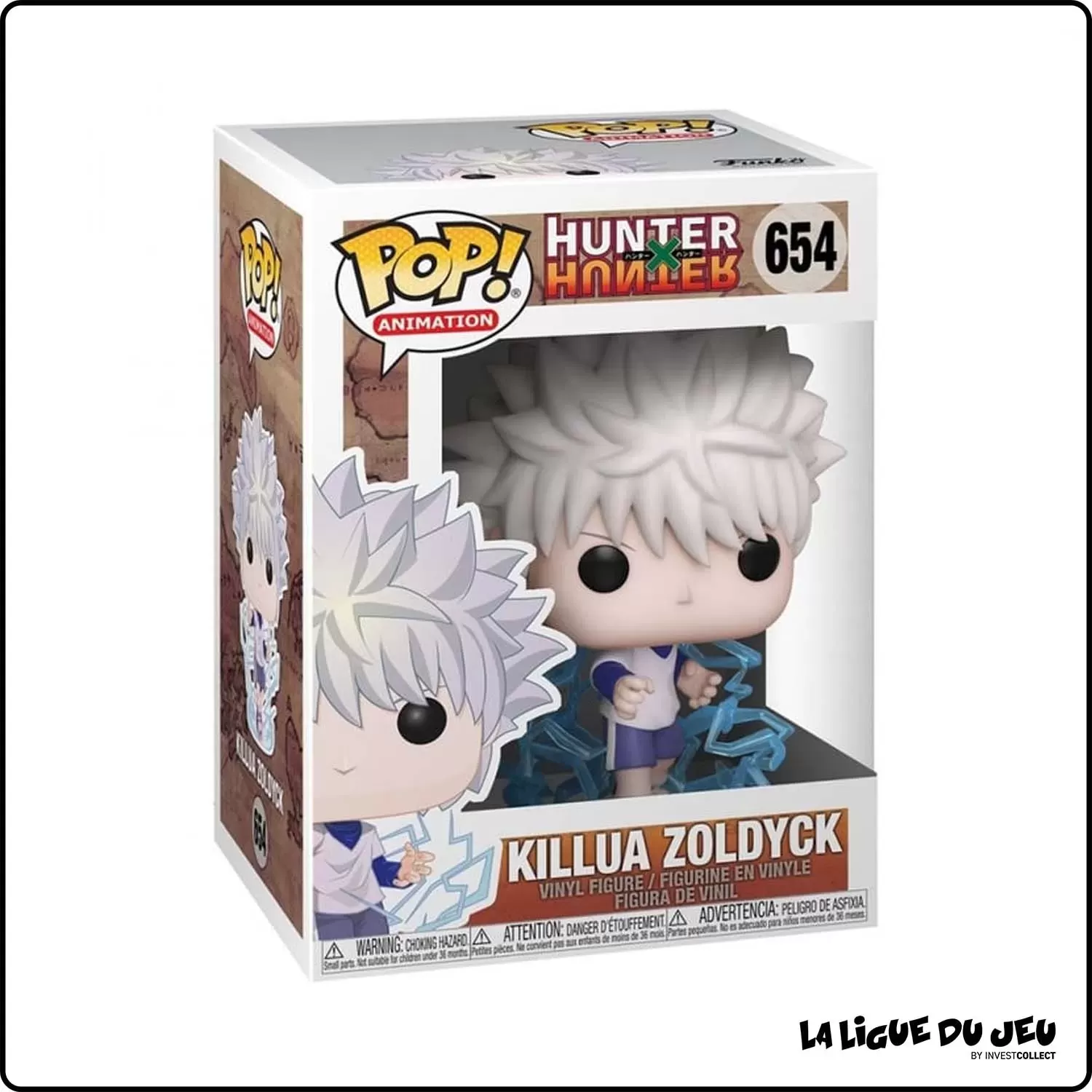 Figurine - POP! - Hunter x Hunter - Animation Vinyl 654 - Killua Zoldyck 9 cm