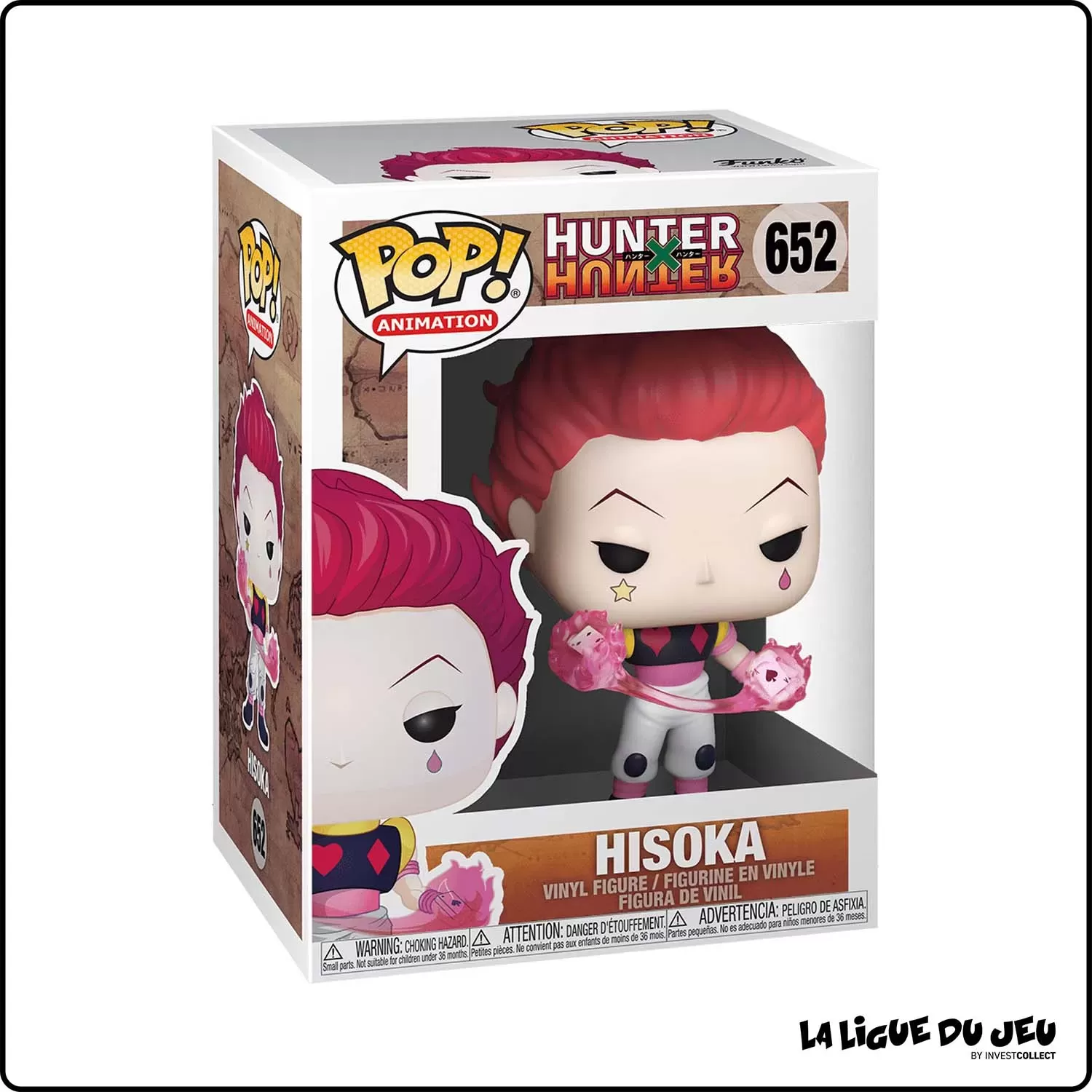 Figurine - POP! - Hunter x Hunter - Animation Vinyl 652 - Hisoka 9 cm