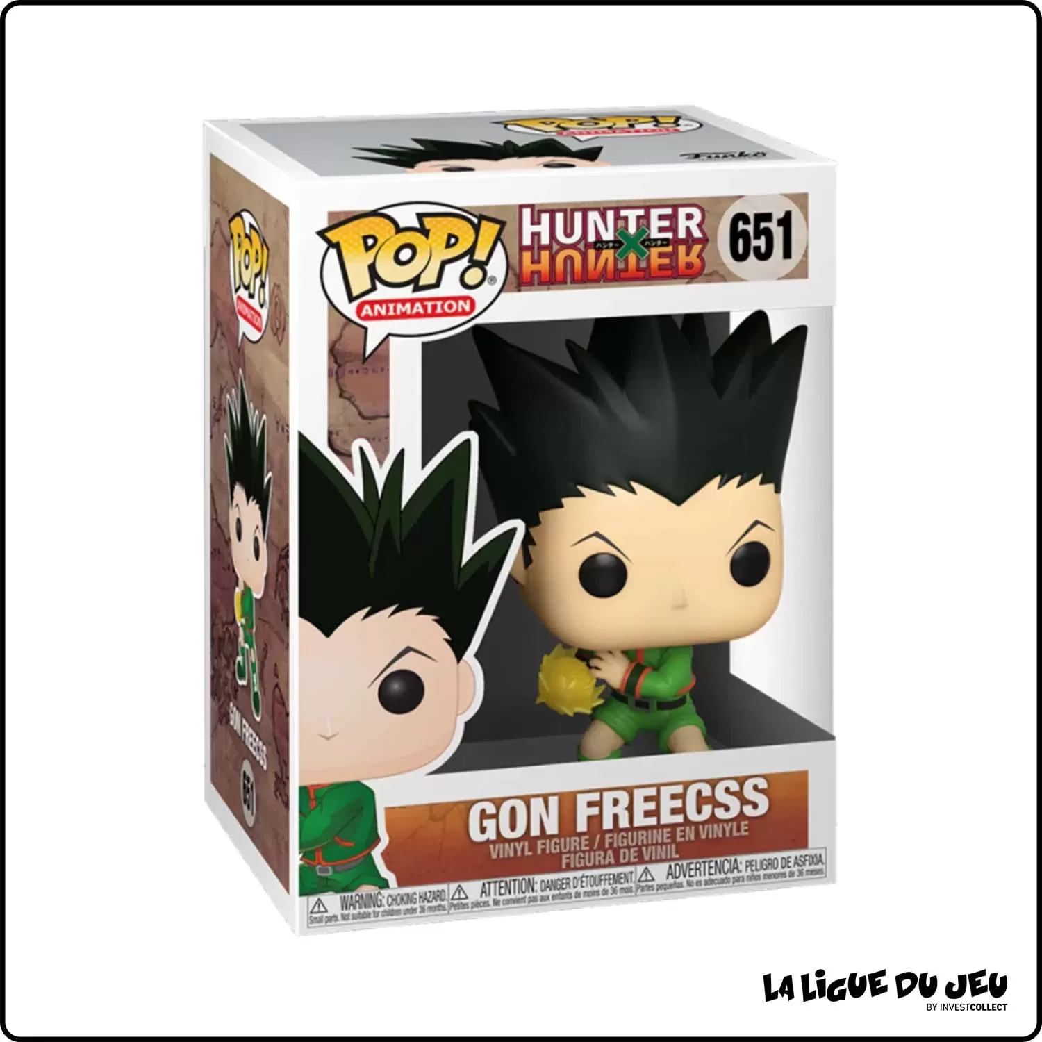 Figurine - POP! - Hunter x Hunter - Animation Vinyl 651 - Gon Freecss 9 cm