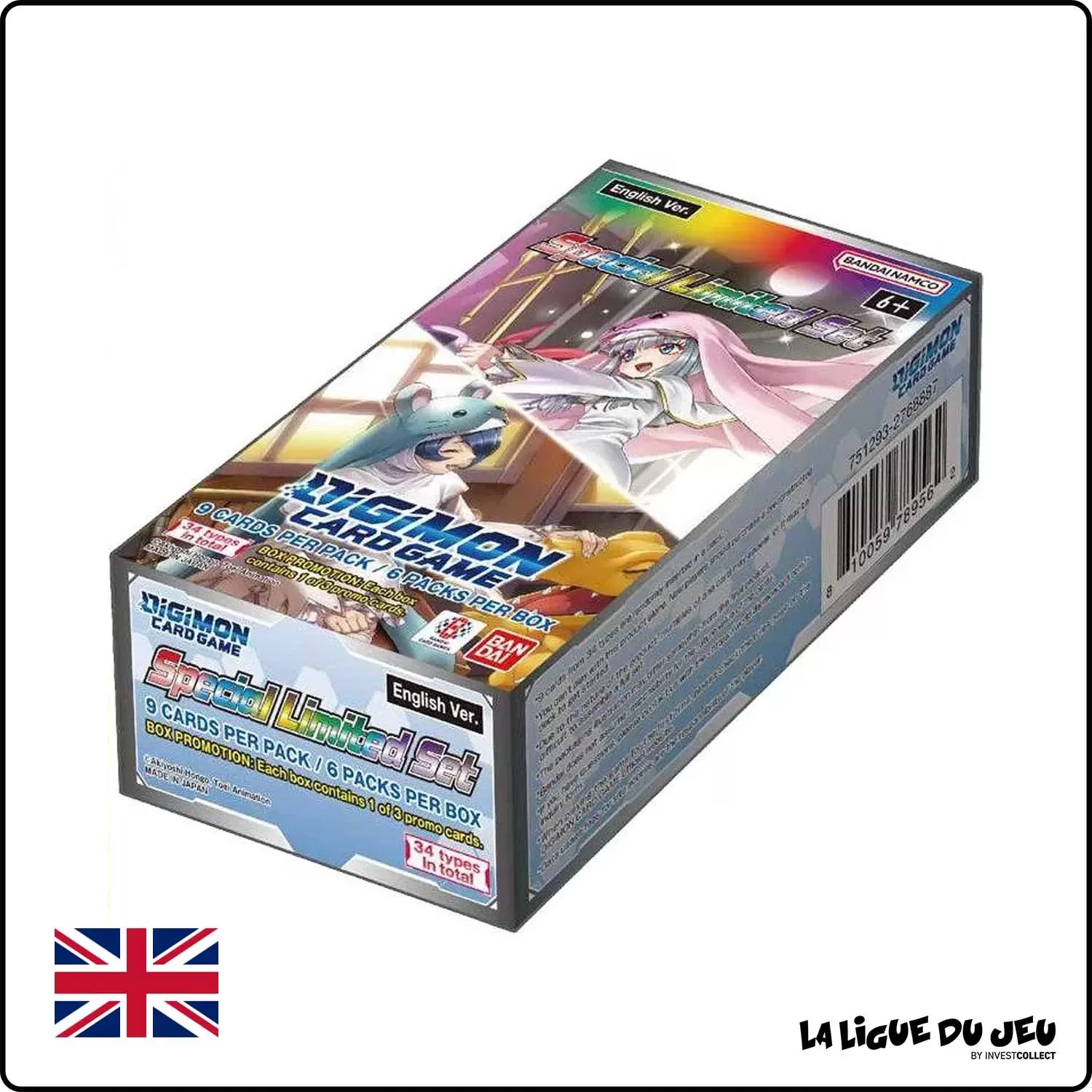 Display - Digimon Card Game - Special Limited Set - SLM - 6 Boosters - Scellé - Anglais Bandai - 1