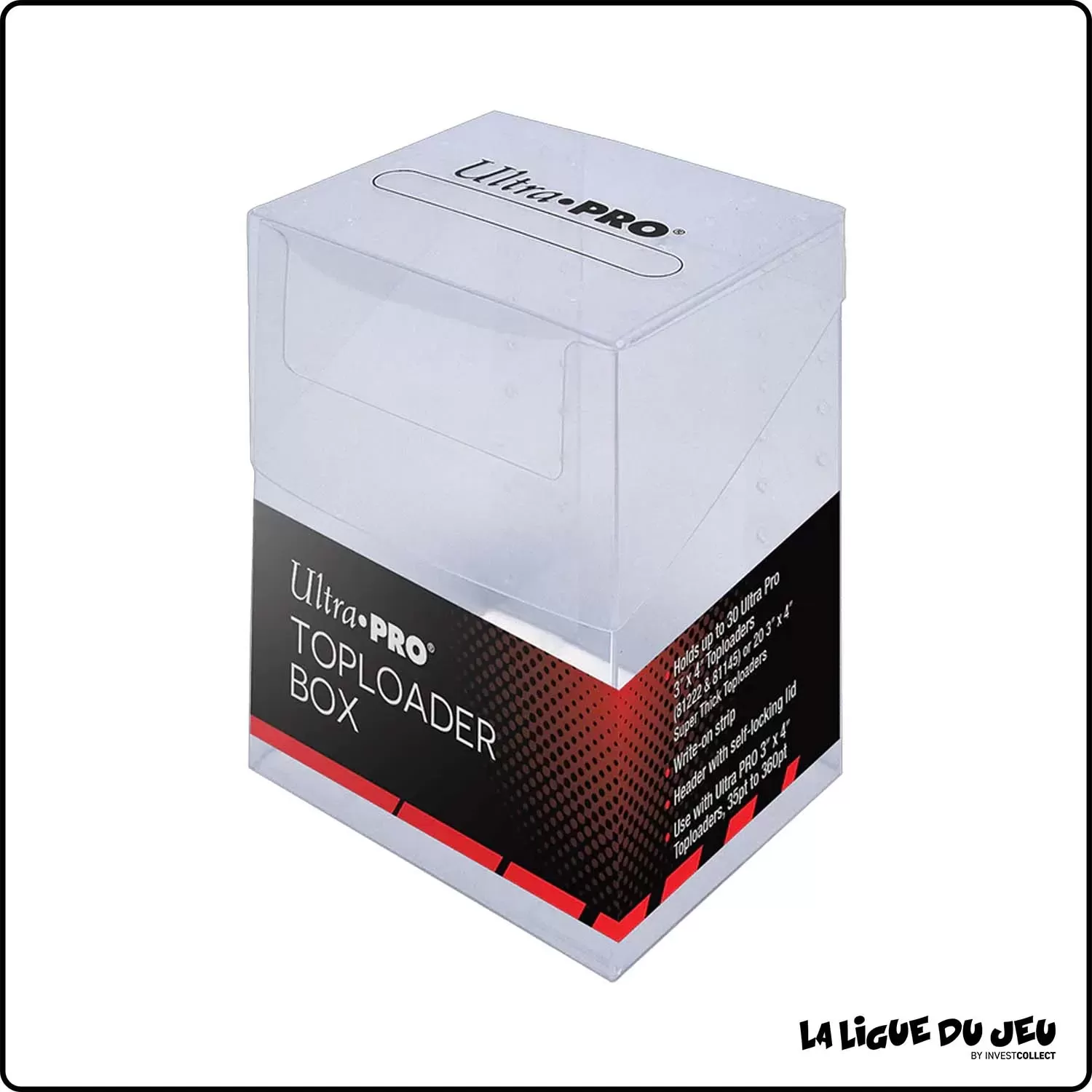 Deck Box - Ultra Pro - Boîte de Rangement - TopLoader Box - Transparent Ultra Pro - 1