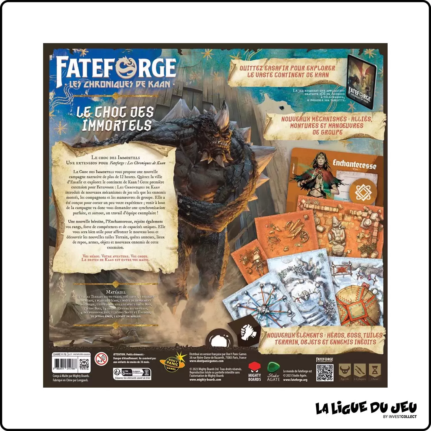 Fateforge - Les Chroniques de Kaan - Extention: Le Choc des Immortels Asmodée - 2