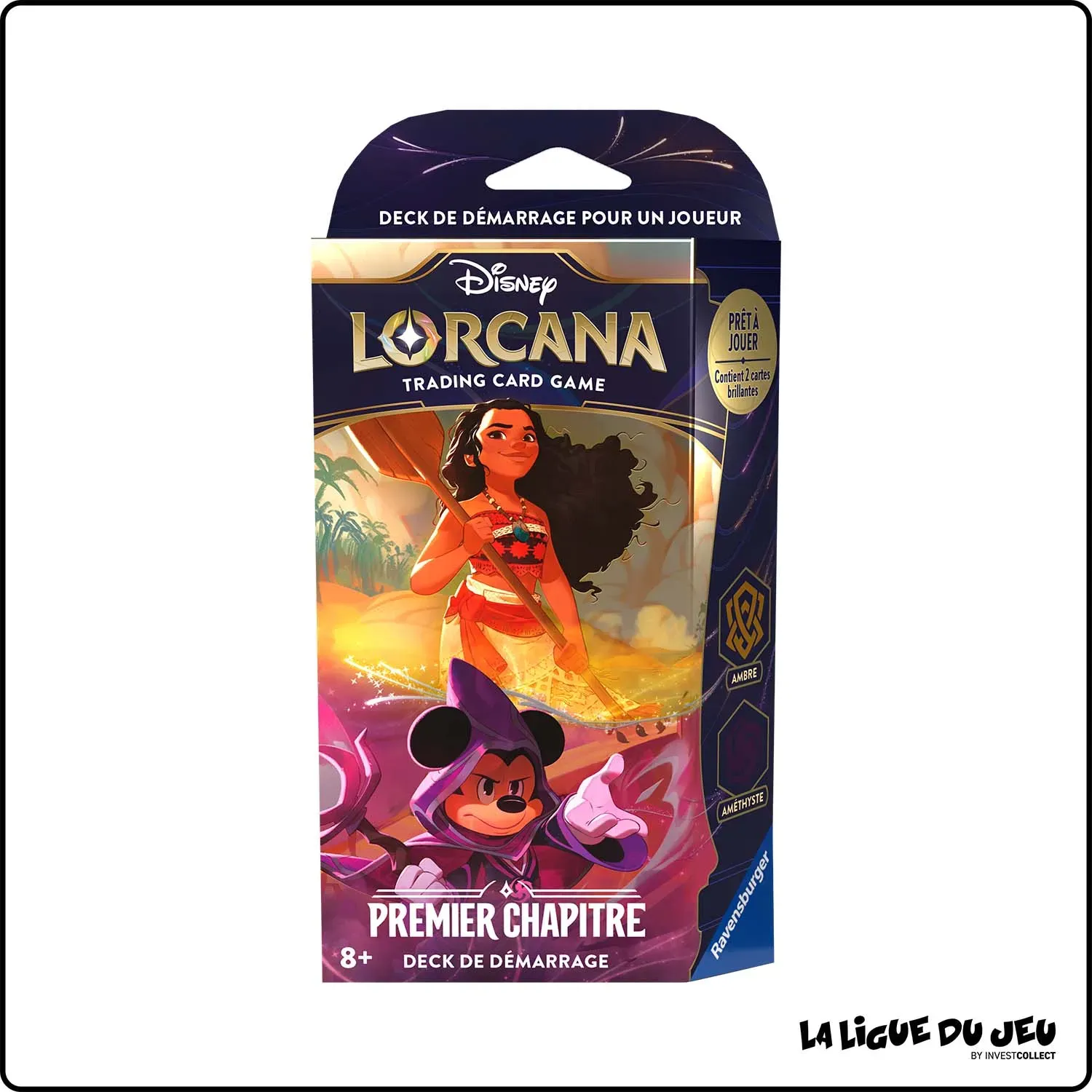 Deck - Lorcana - Premier Chapitre - Deck de Démarrage Moana & Mickey - Scellé - Français Ravensburger - 1