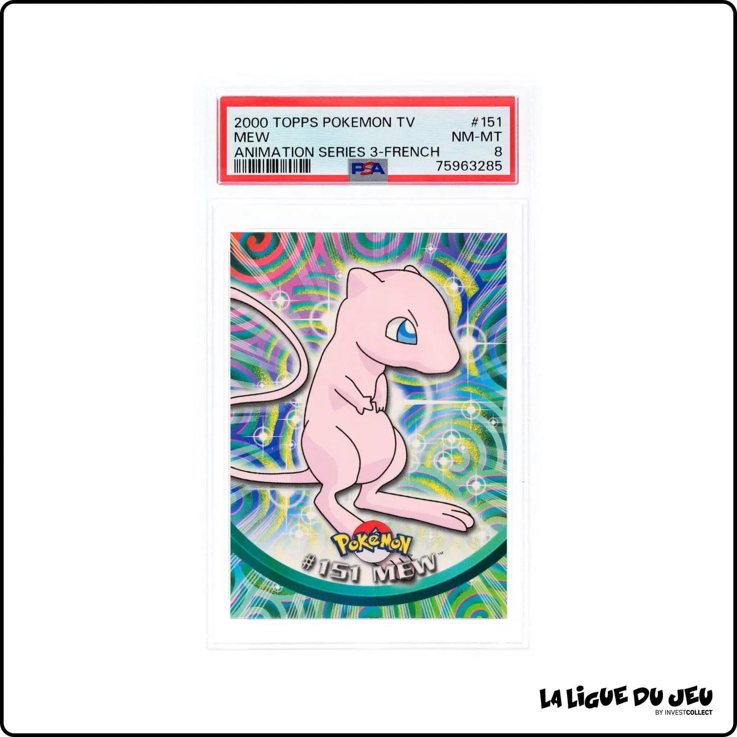 Topps - Pokemon - TV Animation - Mew - PSA 8 - Français Topps - 1