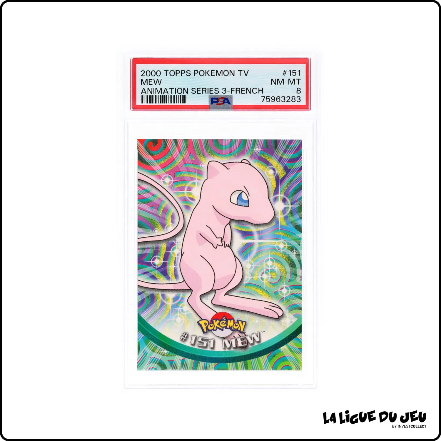 Topps - Pokemon - TV Animation - Mew - PSA 8 - Français Topps - 1