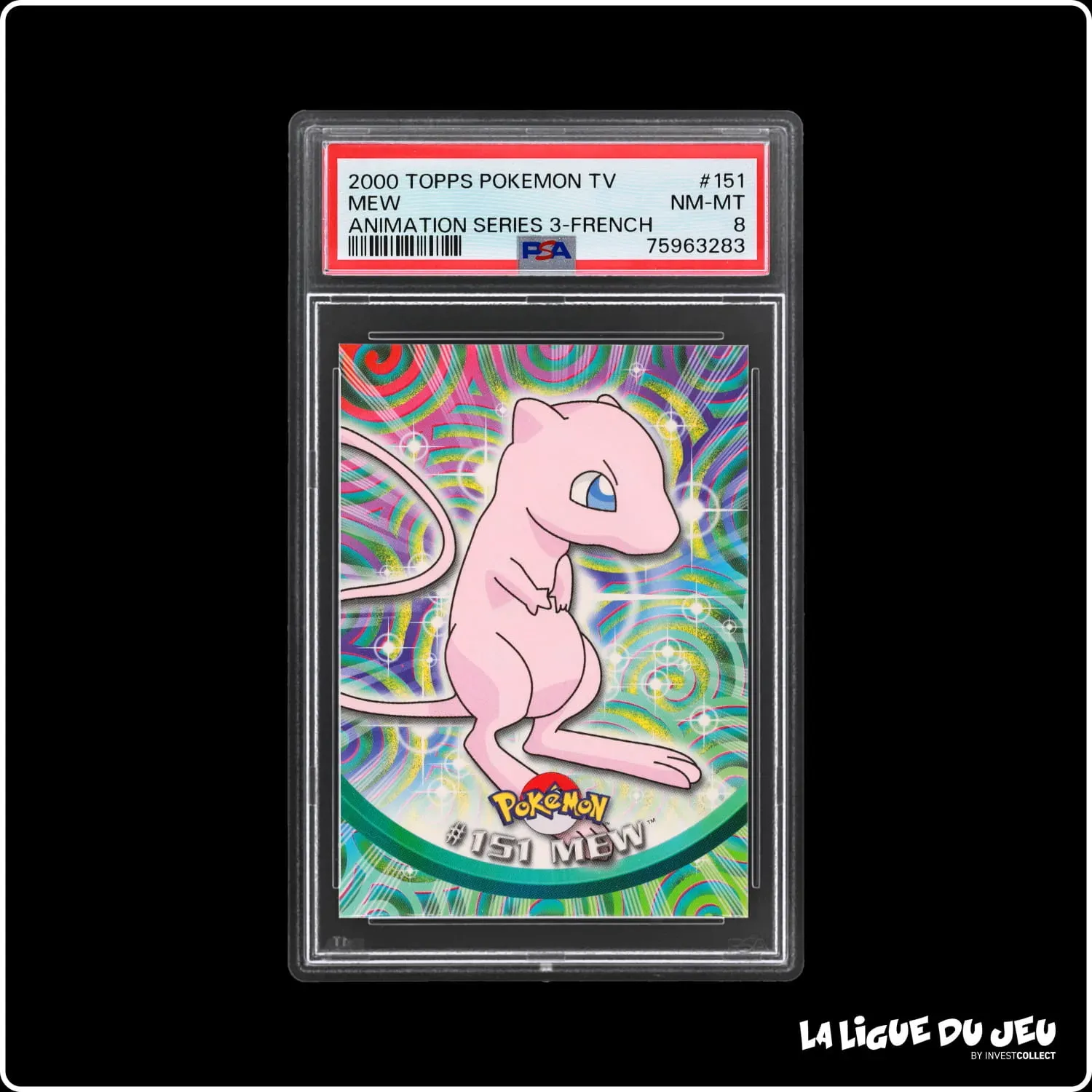 Topps - Pokemon - TV Animation - Mew - PSA 8 - Français Topps - 2