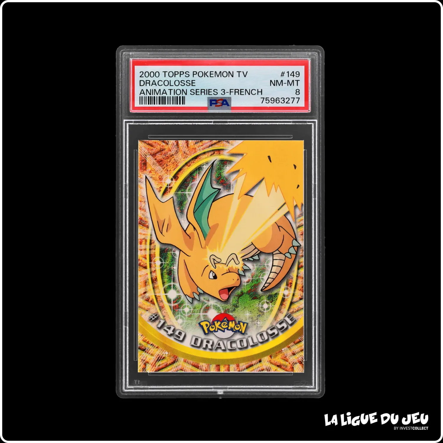 Topps - Pokemon - TV Animation - Dracolosse - PSA 8 - Français Topps - 2