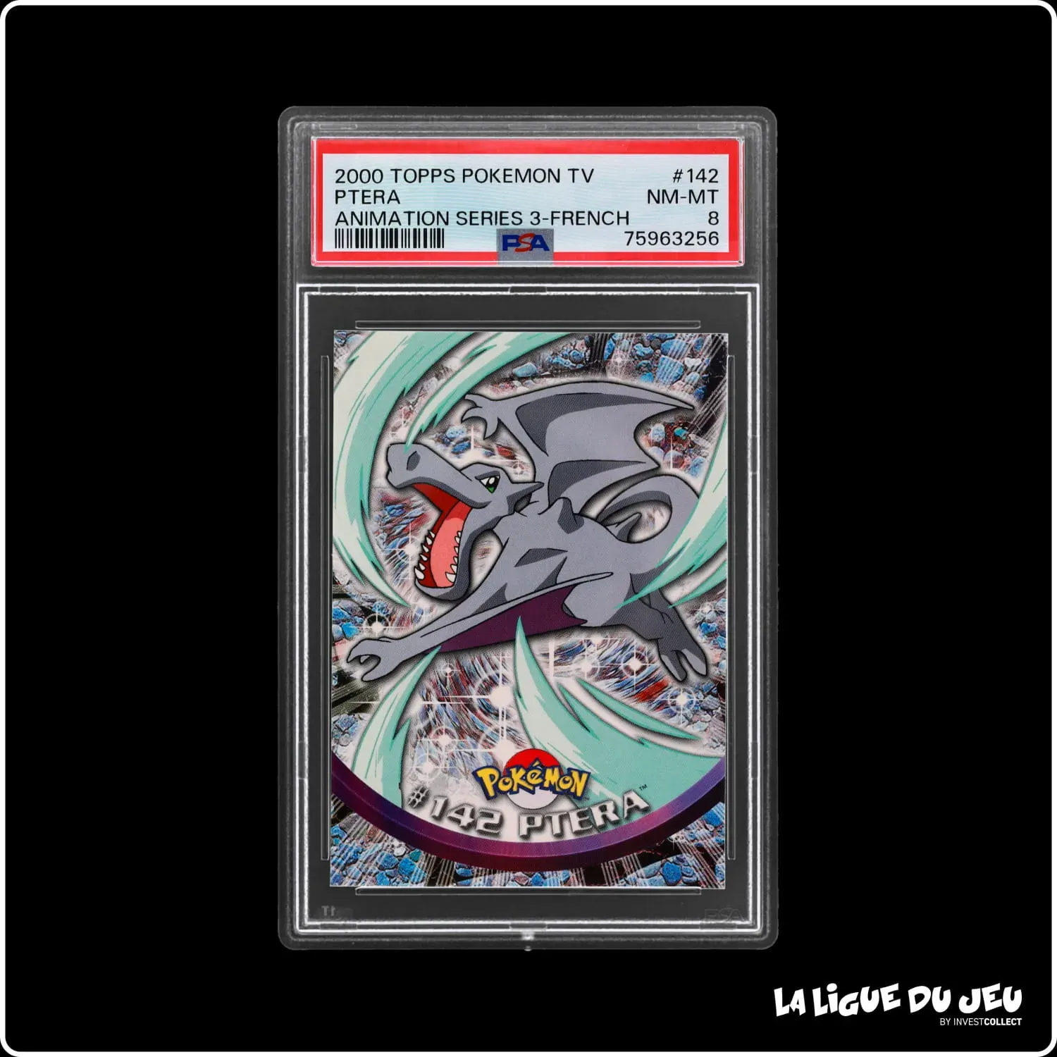 Topps - Pokemon - TV Animation - Ptera - PSA 8 - Français Topps - 2