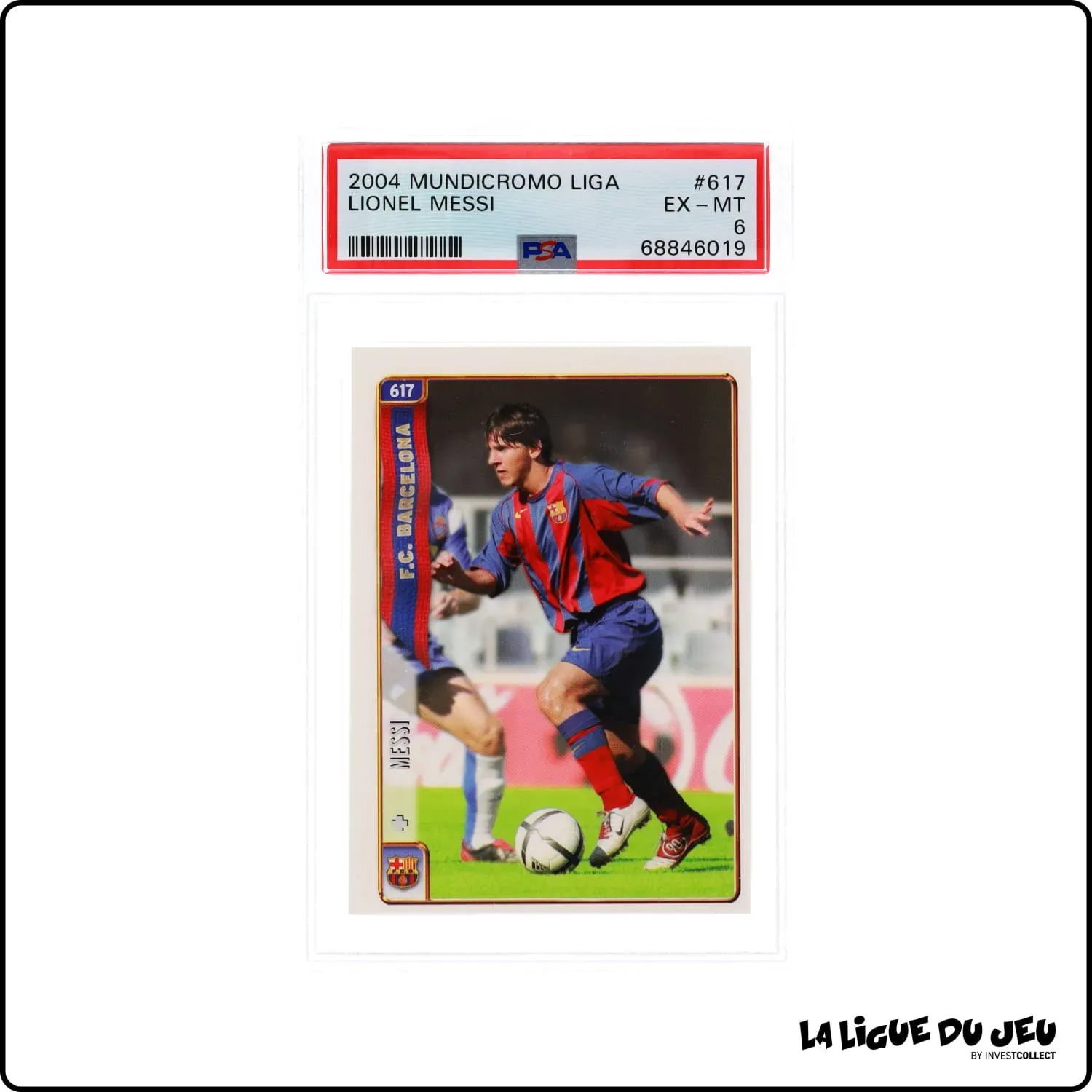 Rare - Football - Mundicromo Liga - Lionel Messi 617 Fichas 2005 - PSA 6 - Espagnol  - 1