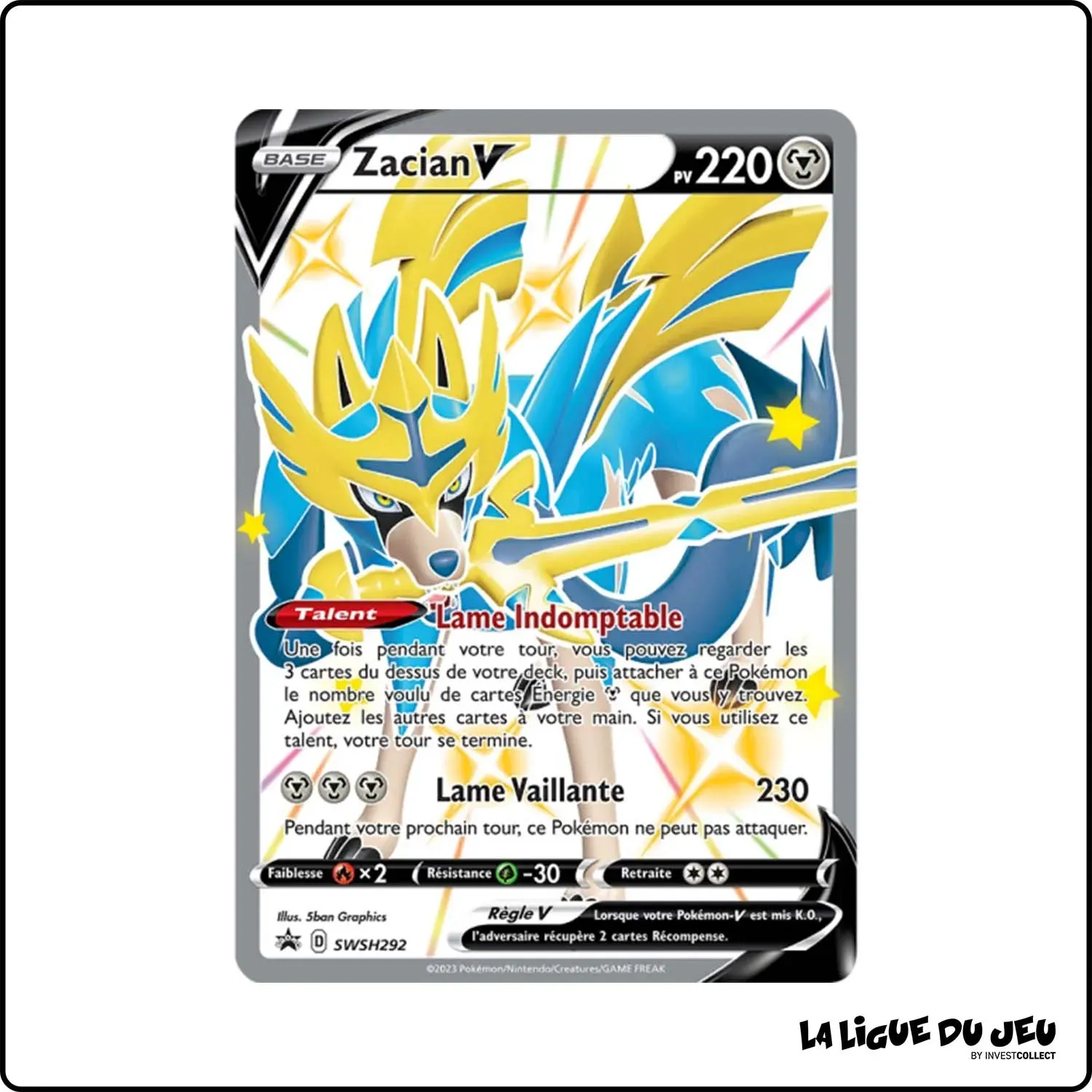 Promo - Pokemon - Épée et Bouclier Promo - Zacian V SWSH292 The Pokémon Company - 1