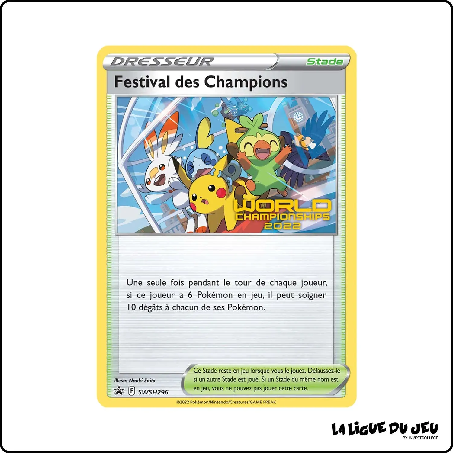 Promo - Pokemon - Épée et Bouclier Promo - Festival des Champions SWSH296 The Pokémon Company - 1