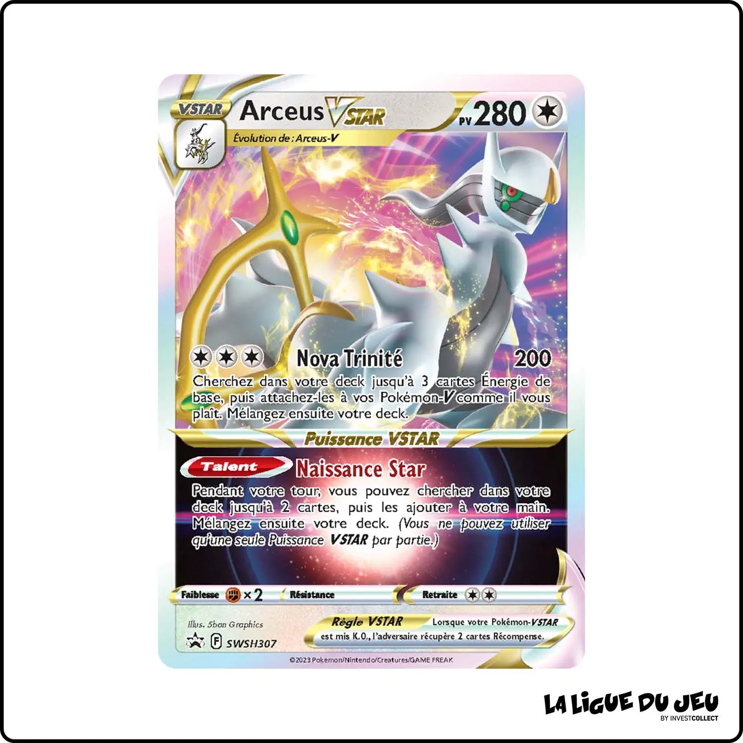 copie de Promo - Pokemon - Épée et Bouclier Promo - Arceus VSTAR SWSH307 The Pokémon Company - 1