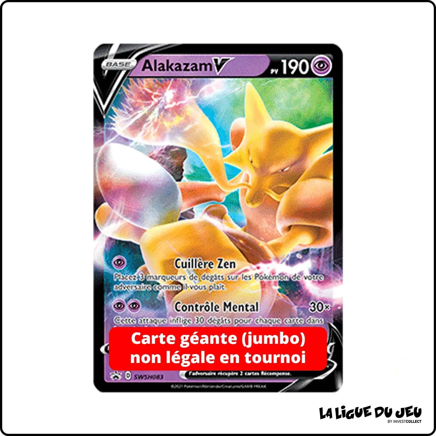 Promo Jumbo - Pokemon - Épée et Bouclier Promo - Alakazam V SWSH078 The Pokémon Company - 1