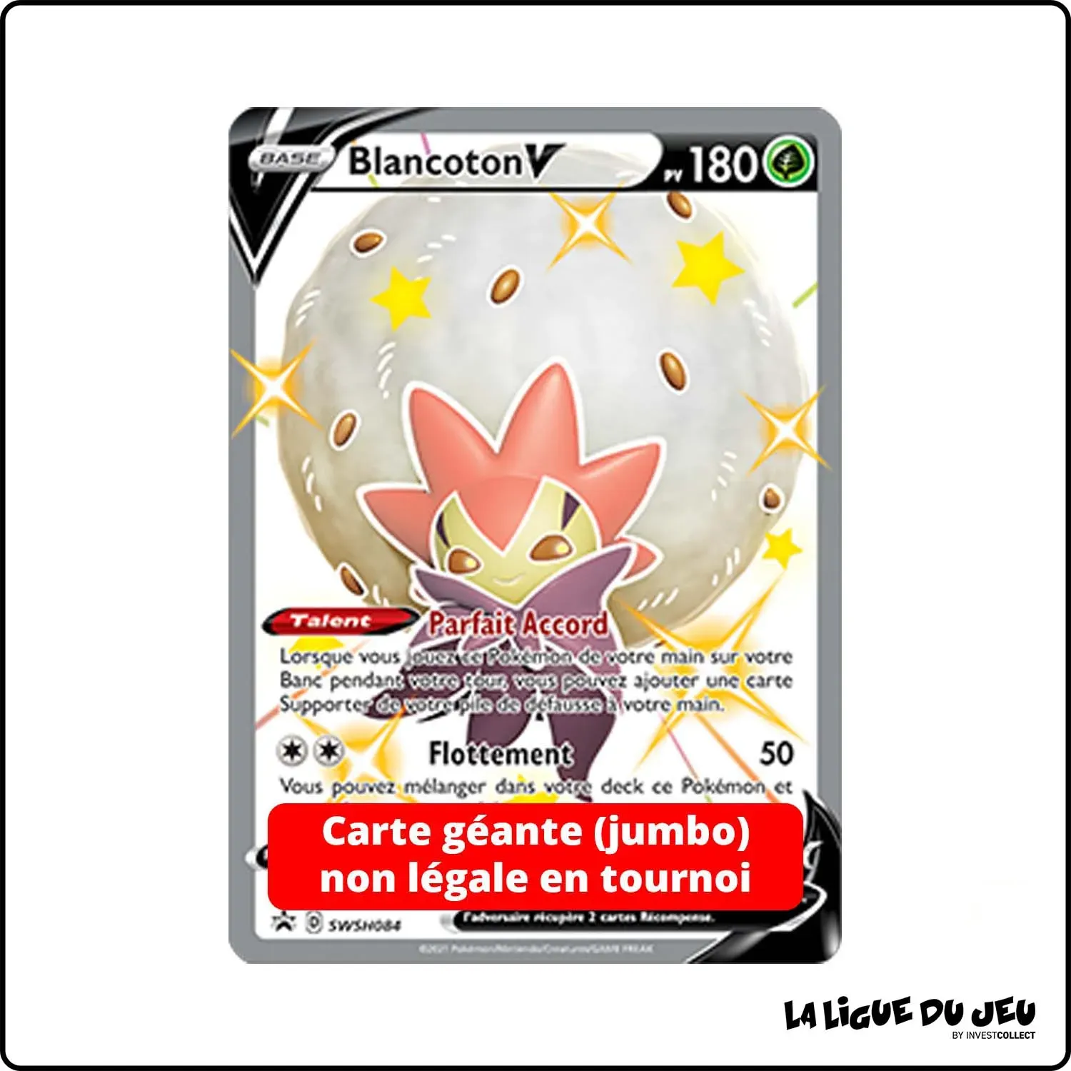 Promo Jumbo - Pokemon - Épée et Bouclier Promo - Blancoton V SWSH084 The Pokémon Company - 1