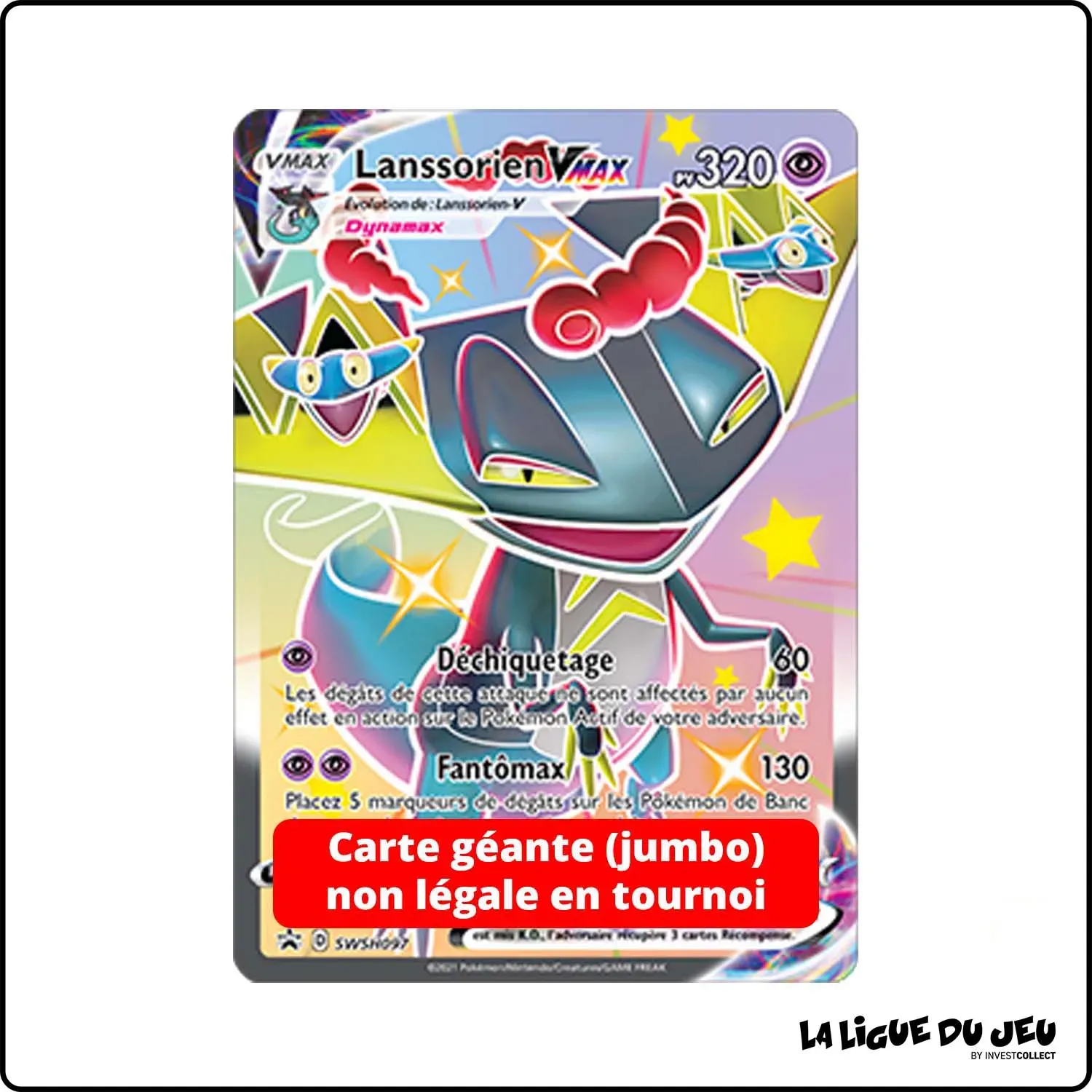 Promo Jumbo - Pokemon - Épée et Bouclier Promo - Lanssorien VMAX SWSH097 The Pokémon Company - 1