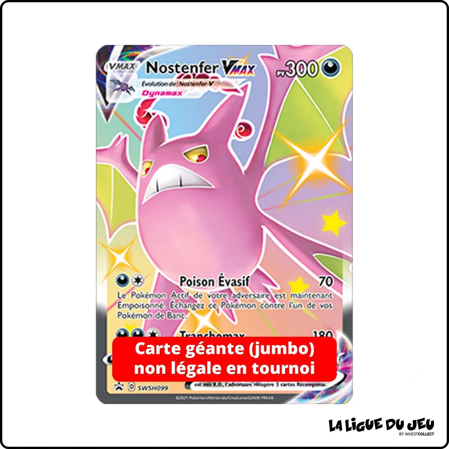 Promo Jumbo - Pokemon - Épée et Bouclier Promo - Nostenfer VMAX SWSH099 The Pokémon Company - 1