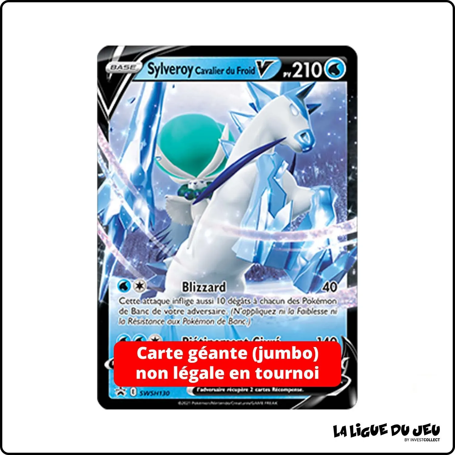 Promo Jumbo - Pokemon - Épée et Bouclier Promo - Sylveroy Cavalier du Froid V SWSH130 The Pokémon Company - 1