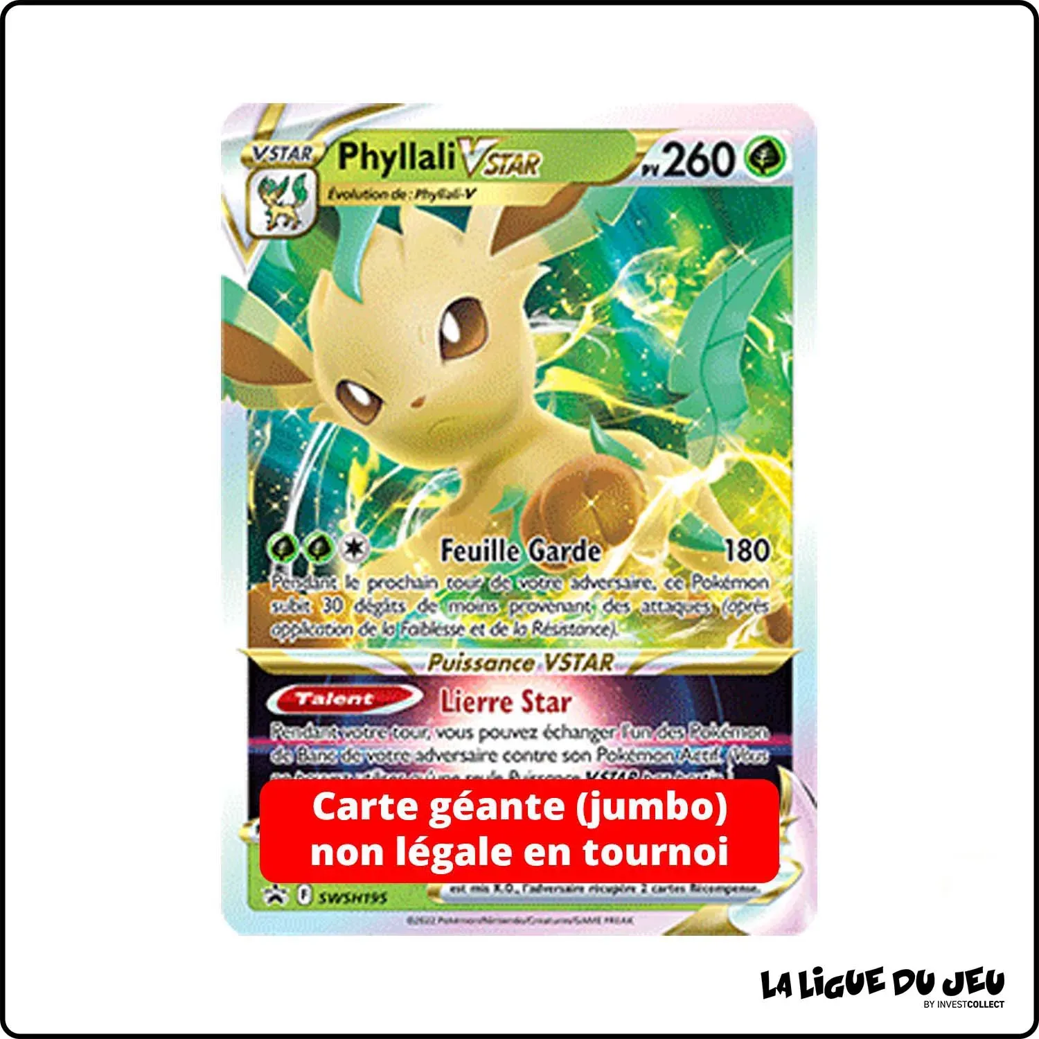 Promo Jumbo - Pokemon - Épée et Bouclier Promo - Phyllali VSTAR SWSH195 The Pokémon Company - 1