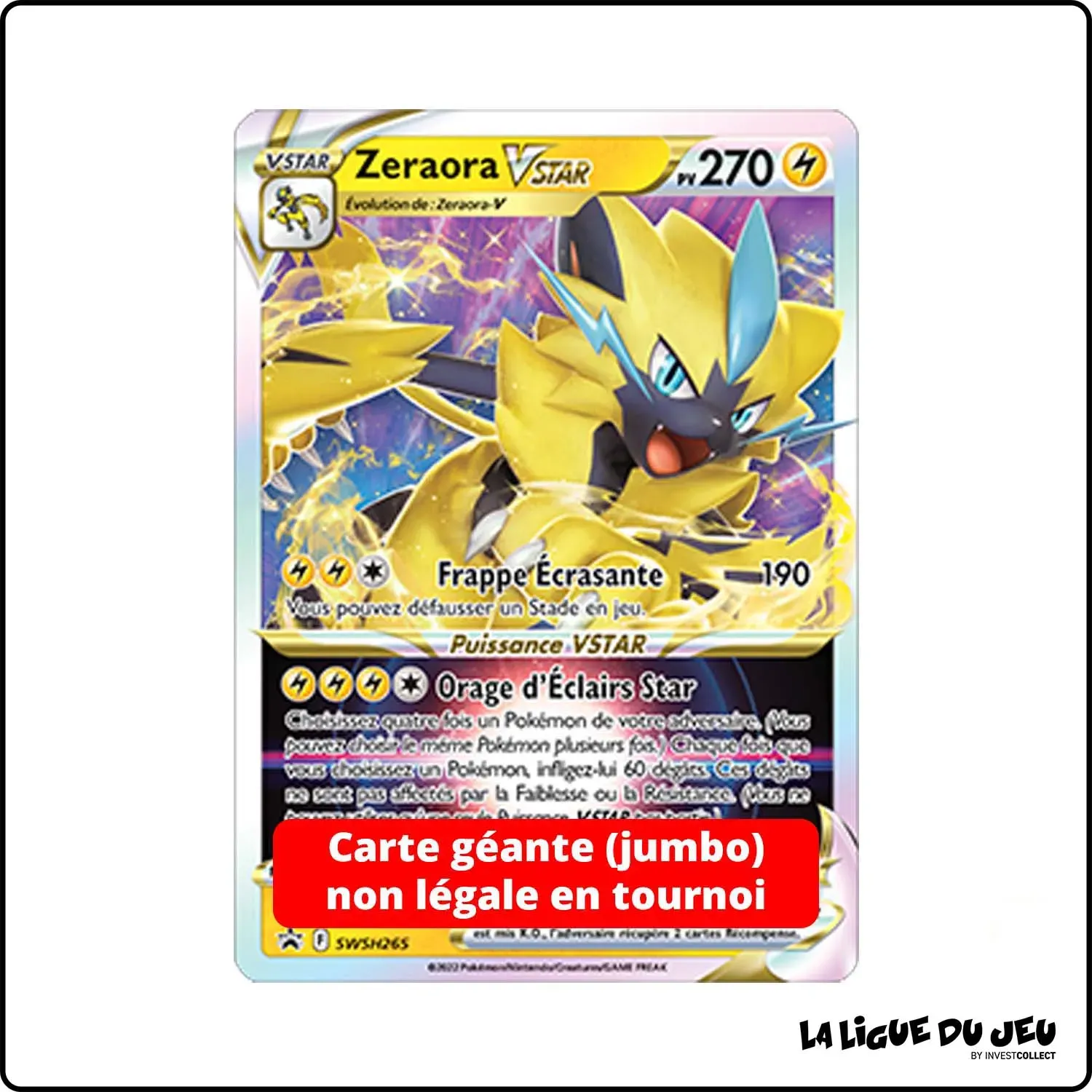 copie de Promo Jumbo - Pokemon - Épée et Bouclier Promo - Zeraora VSTAR SWSH265 The Pokémon Company - 1