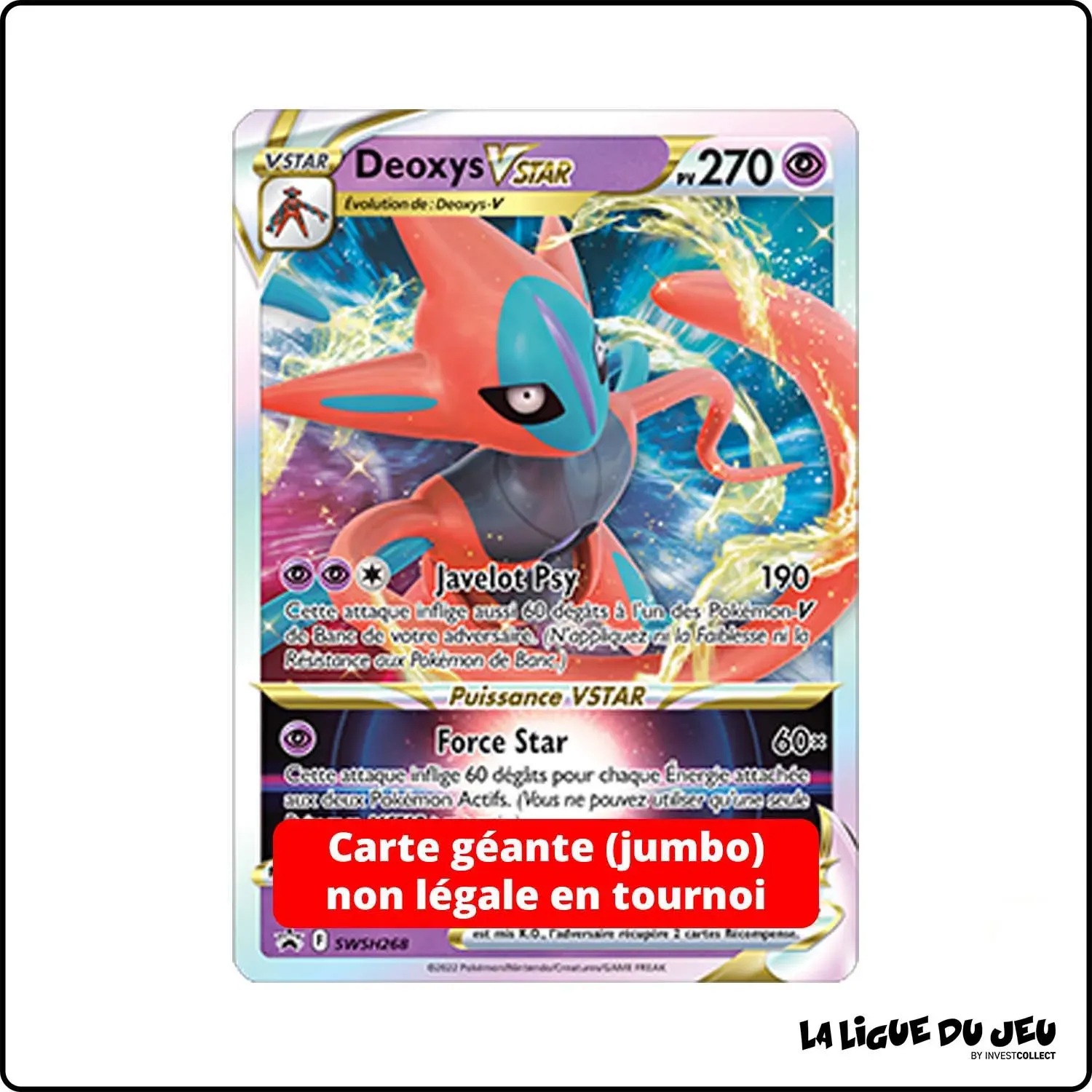 Promo Jumbo - Pokemon - Épée et Bouclier Promo - Deoxys VSTAR SWSH268 The Pokémon Company - 1