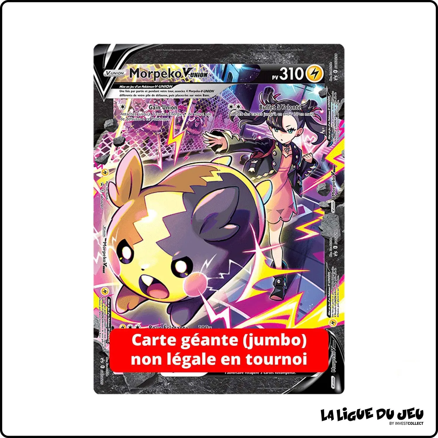 Promo Jumbo - Pokemon - Épée et Bouclier Promo - Morpeko V-UNION VMAX SWSH The Pokémon Company - 1