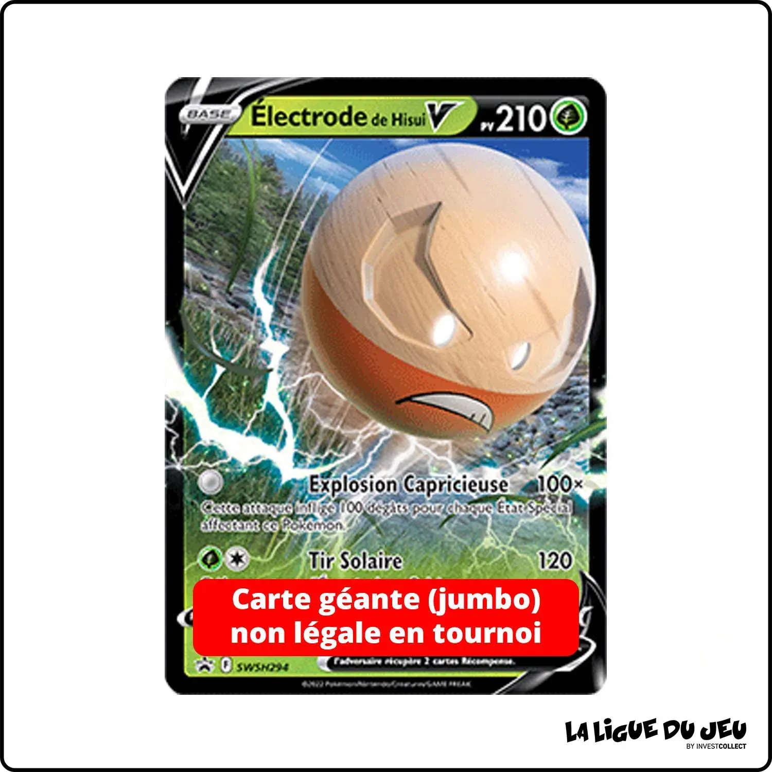 Promo Jumbo - Pokemon - Épée et Bouclier Promo - Électrode de Hisui V SWSH294 The Pokémon Company - 1