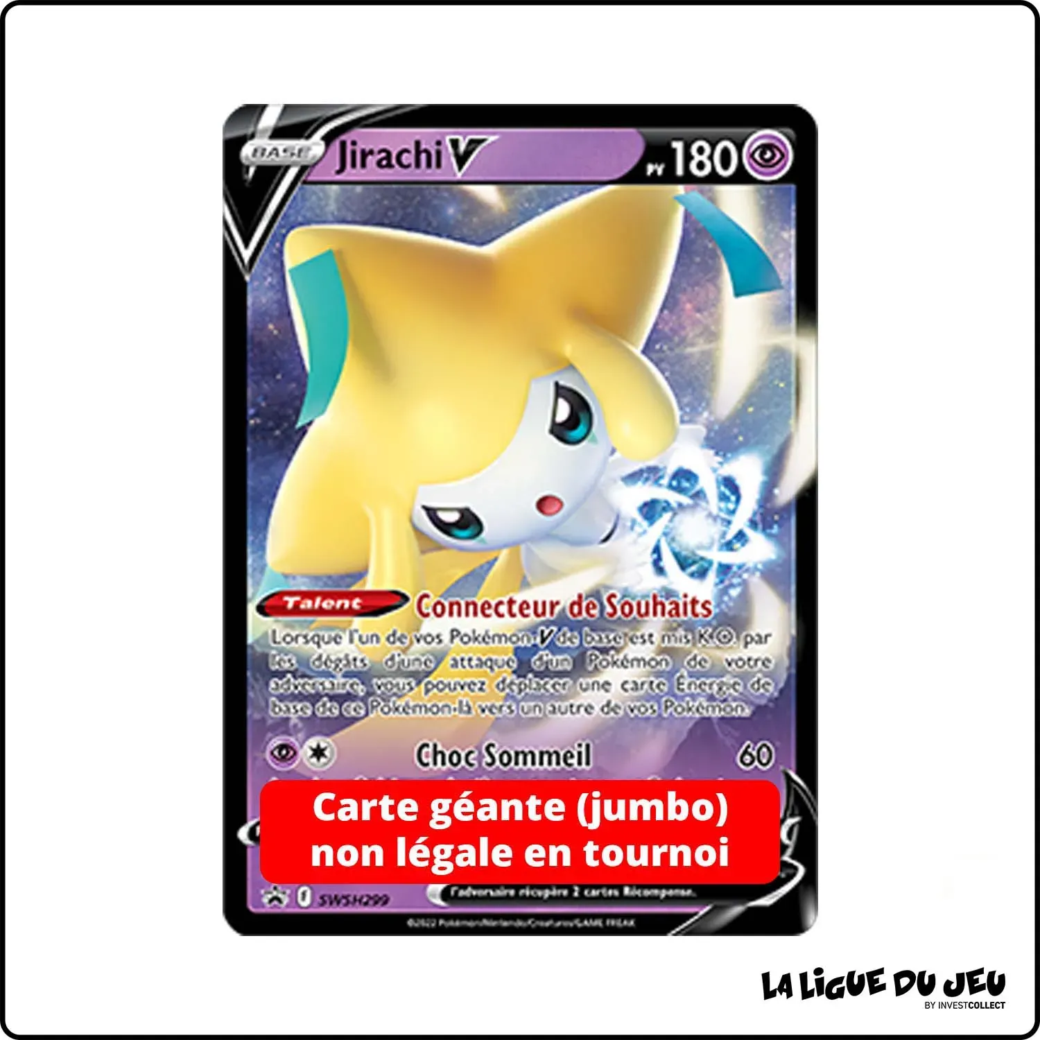 Promo Jumbo - Pokemon - Épée et Bouclier Promo - Jirachi V SWSH299 The Pokémon Company - 1