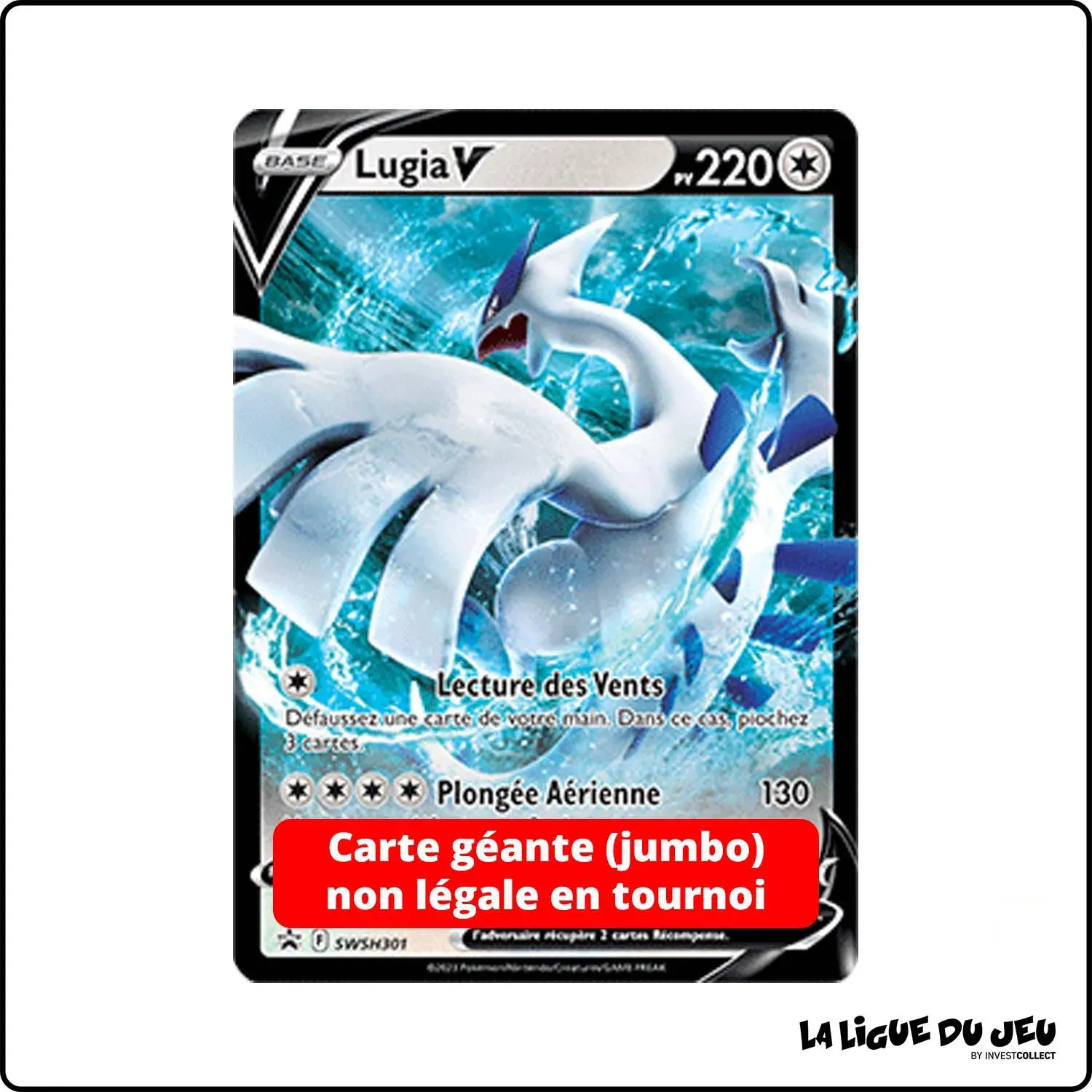 Promo Jumbo - Pokemon - Épée et Bouclier Promo - Lugia V SWSH301 The Pokémon Company - 1