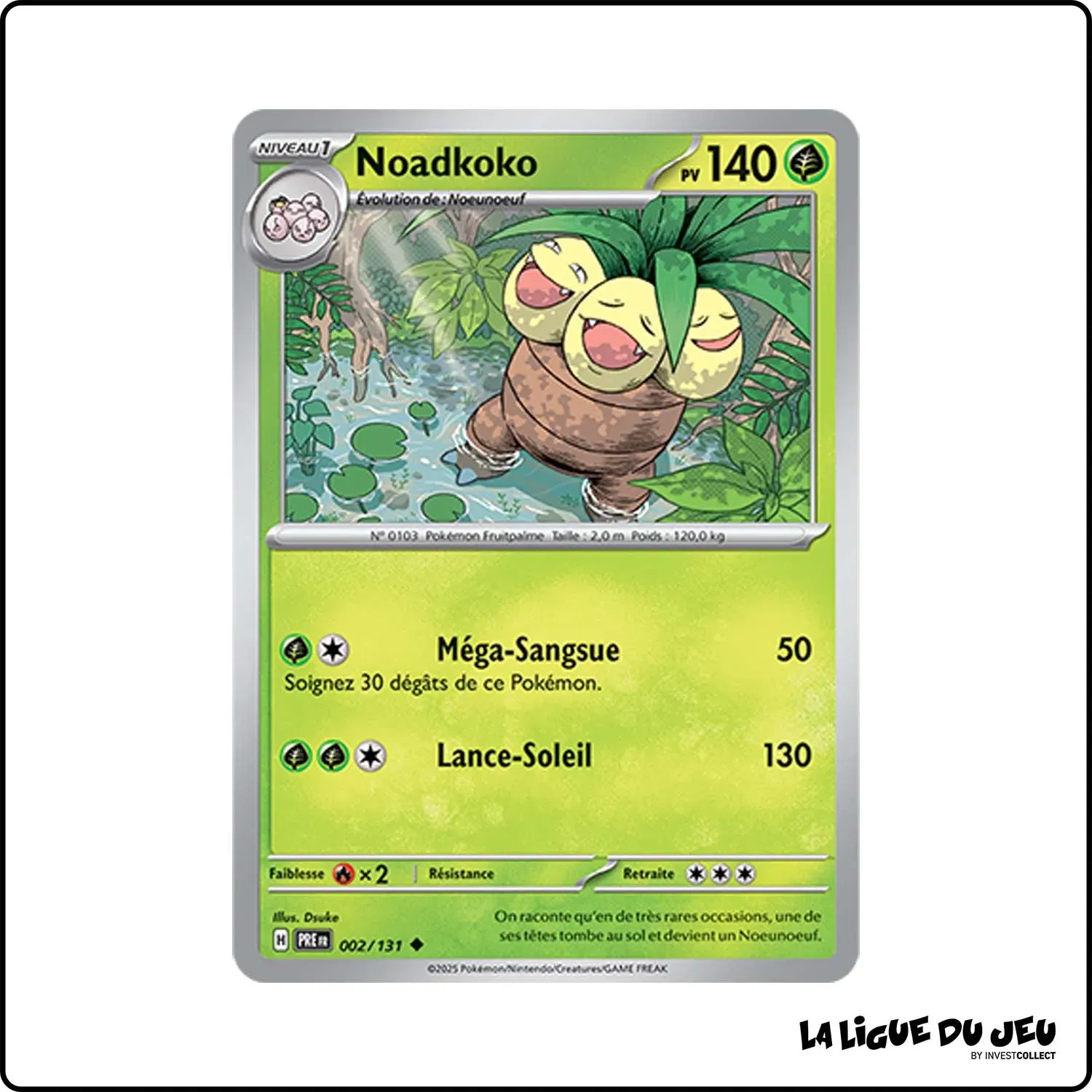 Peu commune - Pokemon - Évolutions Prismatiques - Noadkoko 2/131 Pokemon Company - 1