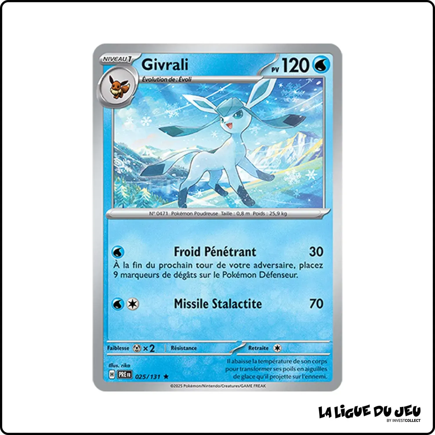 Holo - Pokemon - Évolutions Prismatiques - Givrali 25/131 Pokemon Company - 1