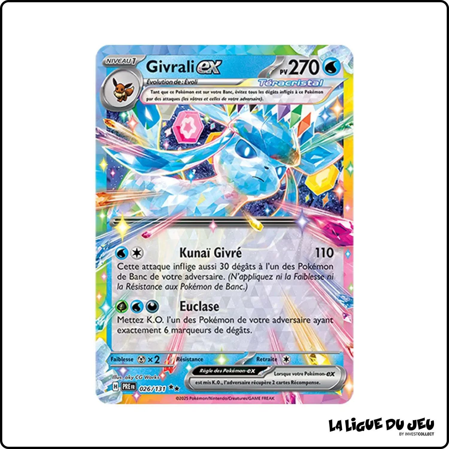 Ultra - Pokemon - Évolutions Prismatiques - Givrali ex 26/131 Pokemon Company - 1