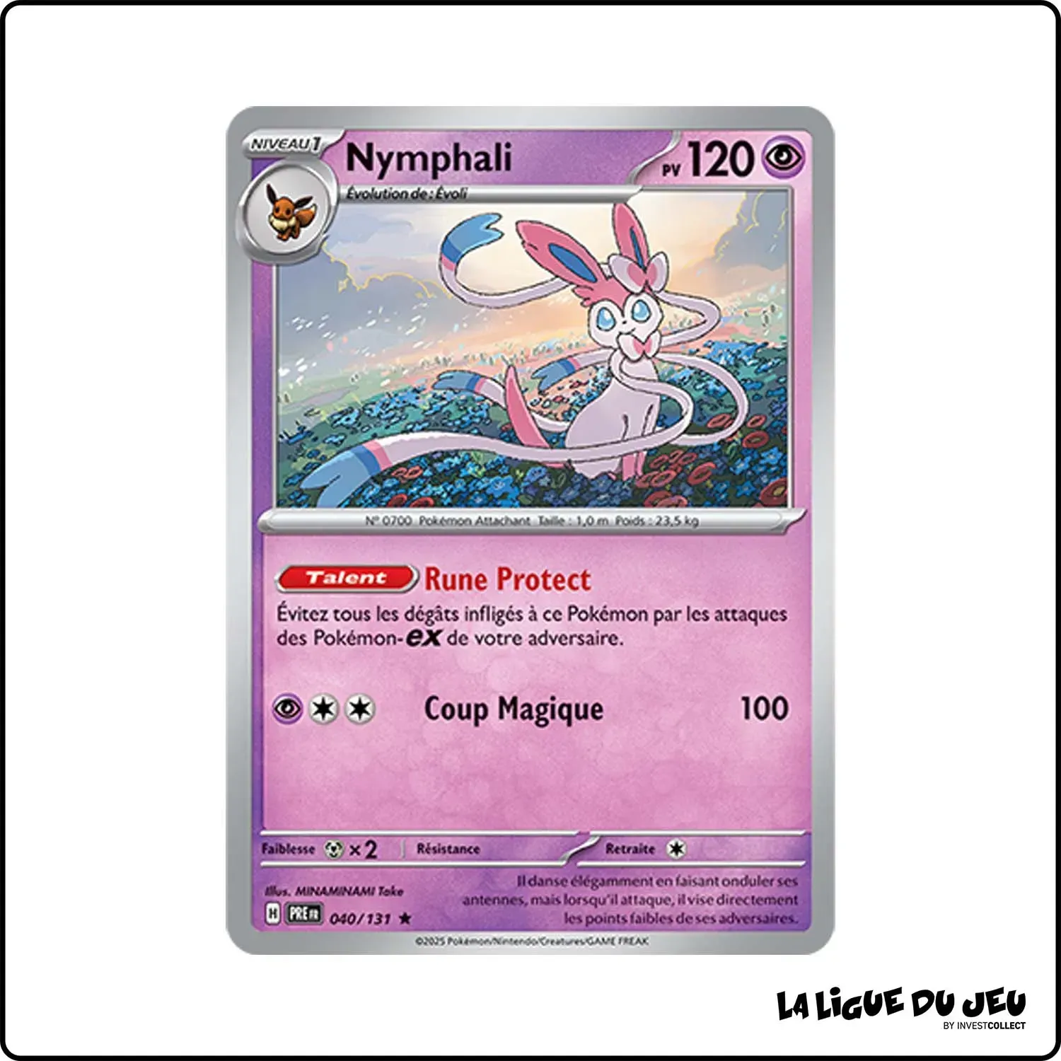 Holo - Pokemon - Évolutions Prismatiques - Nymphali 40/131 Pokemon Company - 1