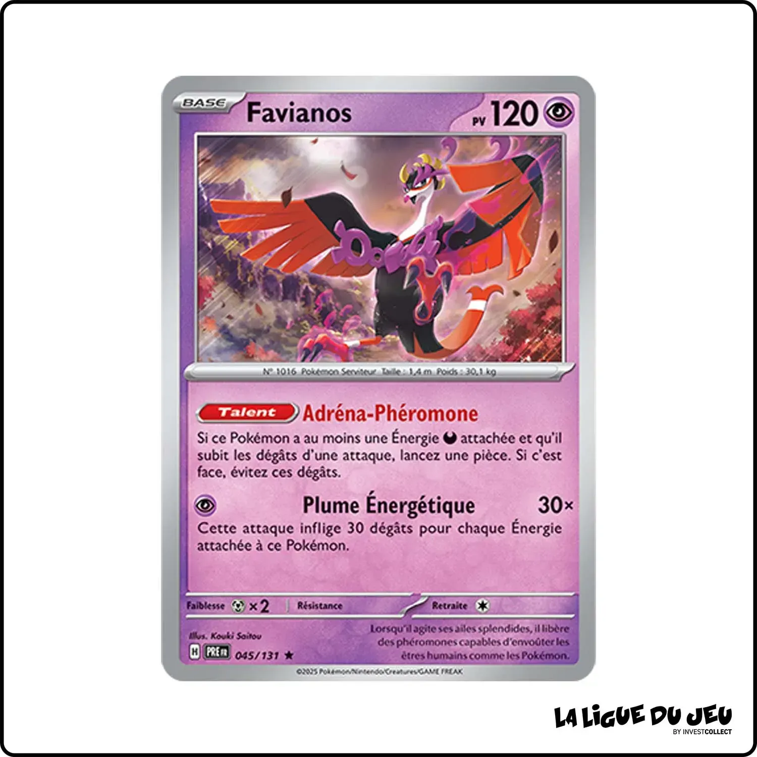 Holo - Pokemon - Évolutions Prismatiques - Favianos 45/131 Pokemon Company - 1