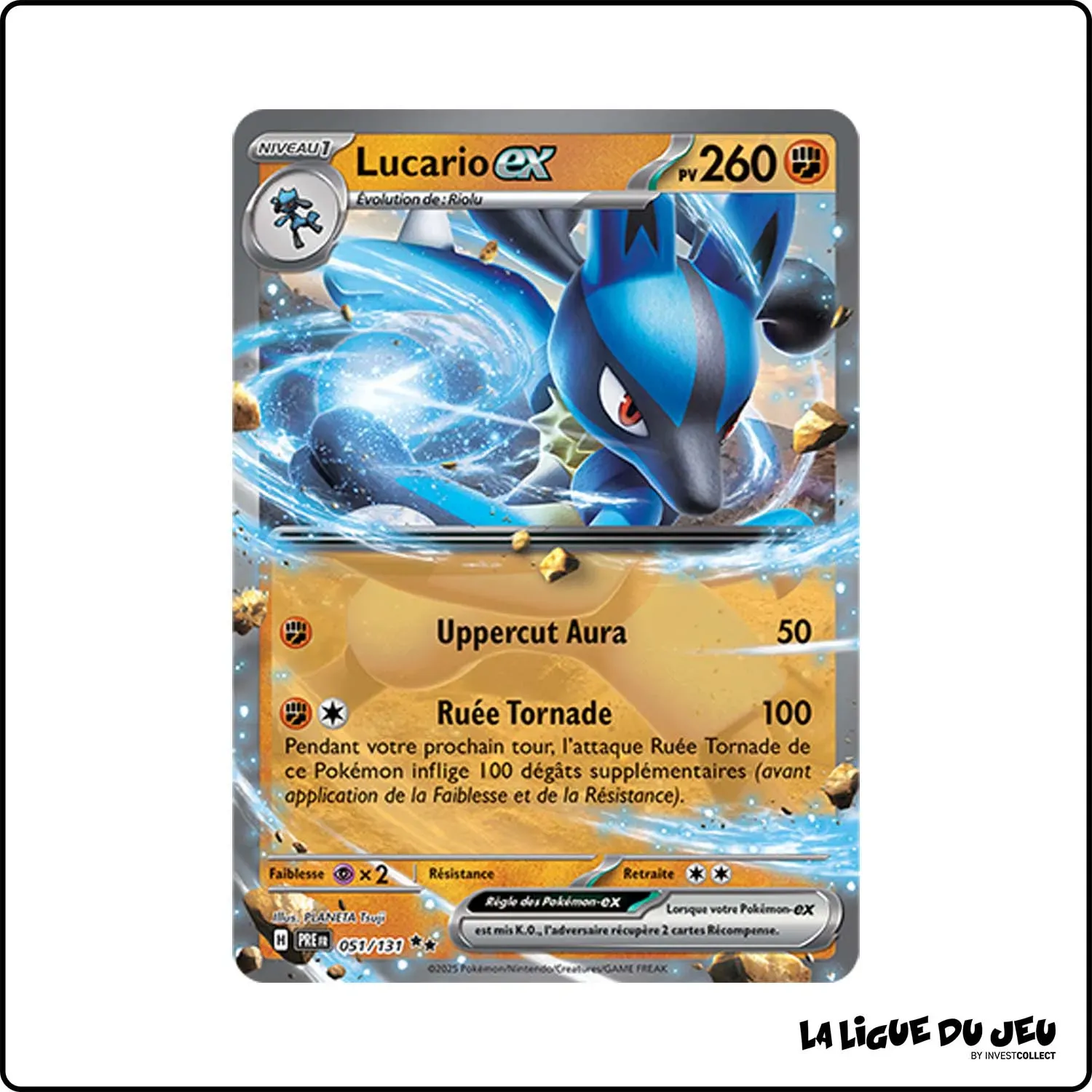 Ultra - Pokemon - Évolutions Prismatiques - Lucario ex 51/131 Pokemon Company - 1