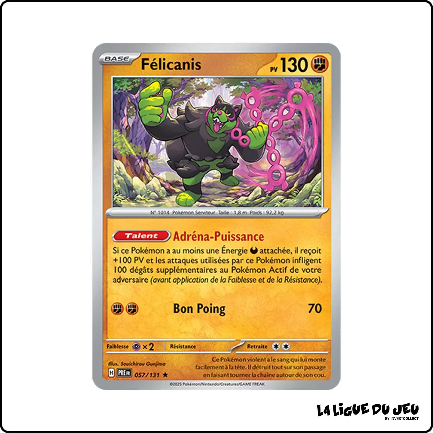 Holo - Pokemon - Évolutions Prismatiques - Félicanis 57/131 Pokemon Company - 1