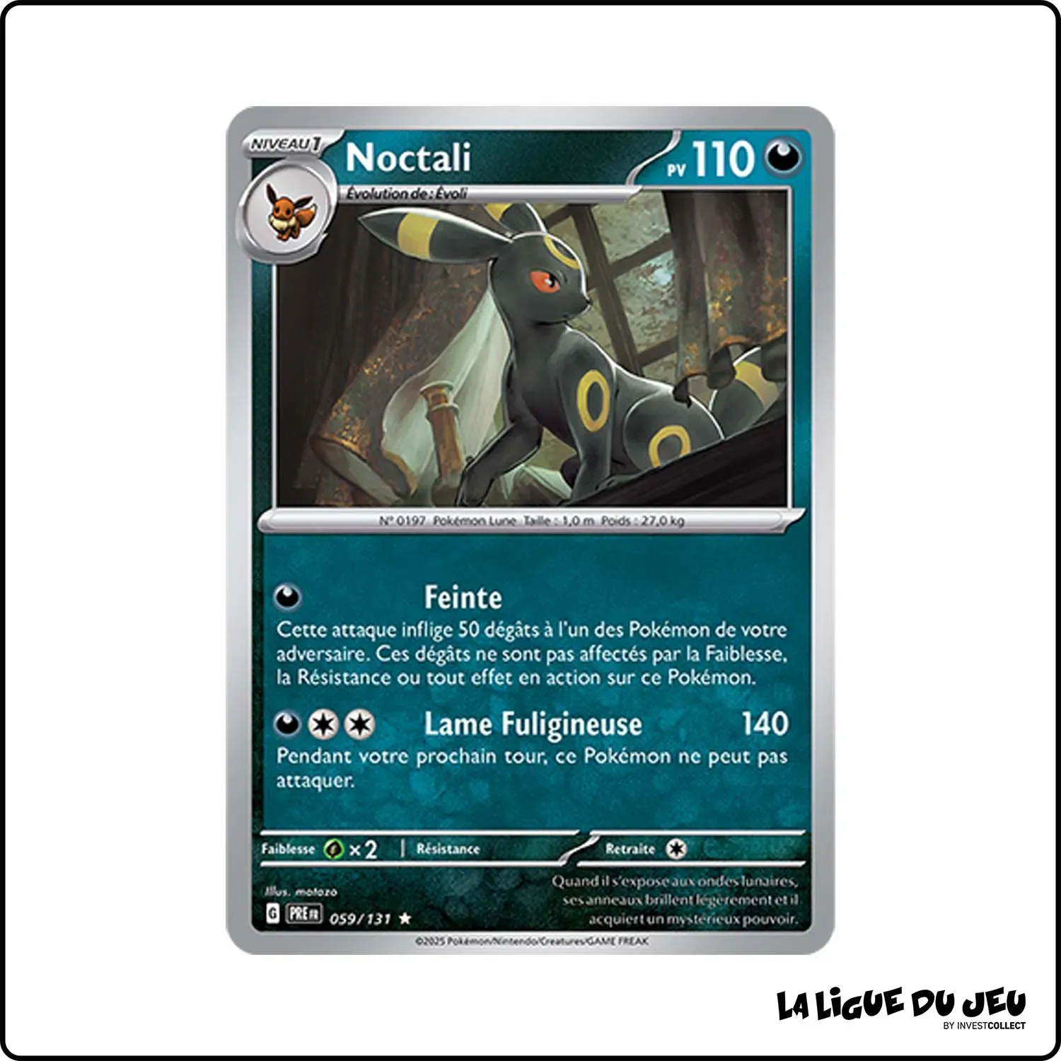 Holo - Pokemon - Évolutions Prismatiques - Noctali 59/131 Pokemon Company - 1