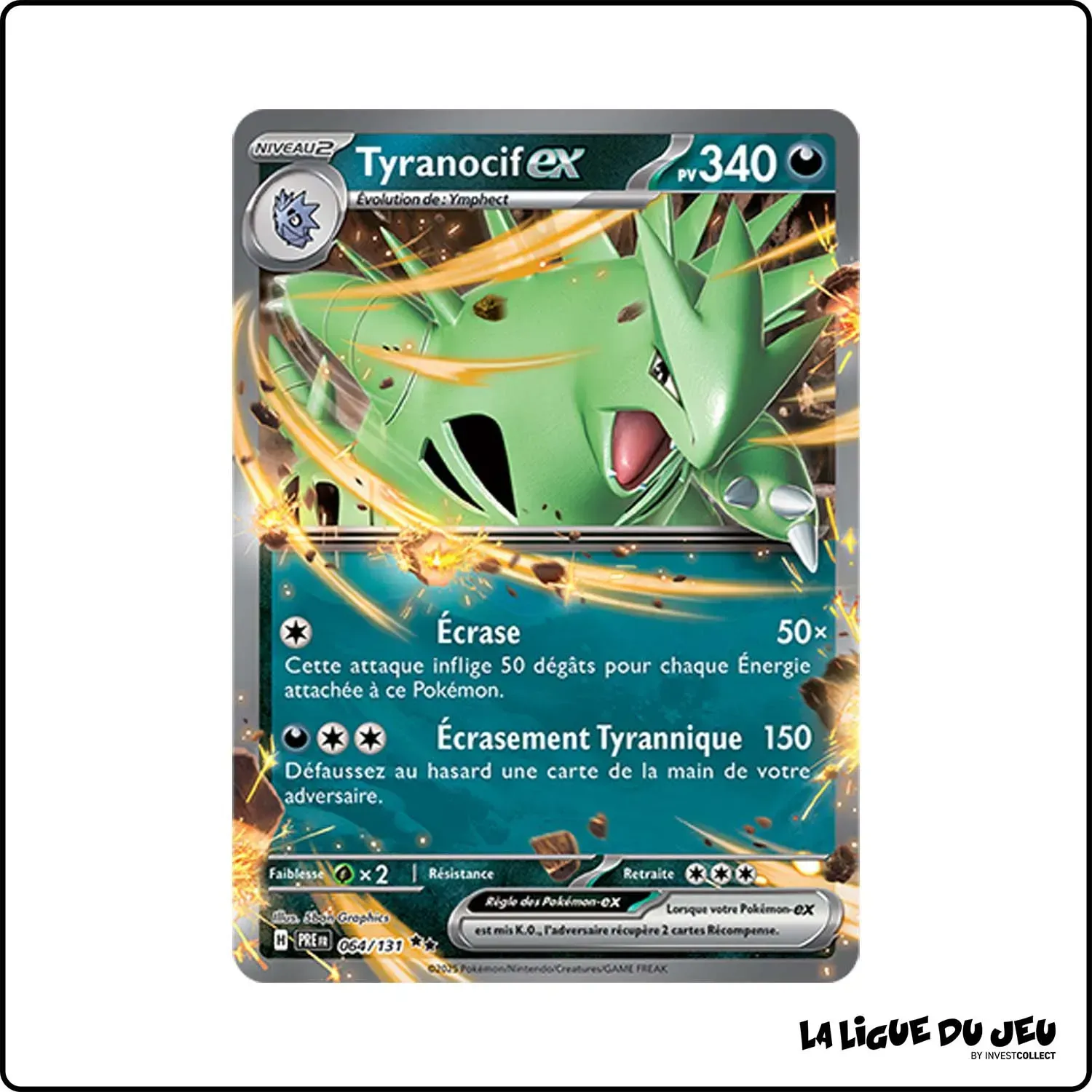 Ultra - Pokemon - Évolutions Prismatiques - Tyranocif ex 64/131 Pokemon Company - 1