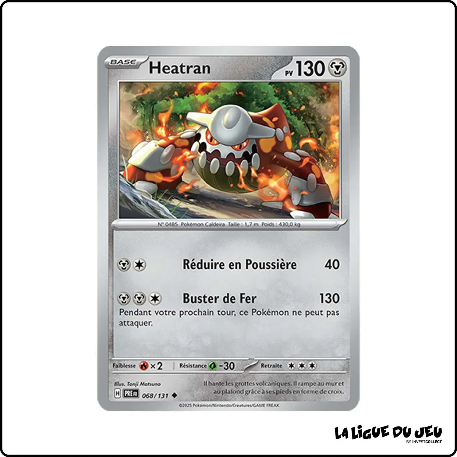 Peu commune - Pokemon - Évolutions Prismatiques - Heatran 68/131 Pokemon Company - 1