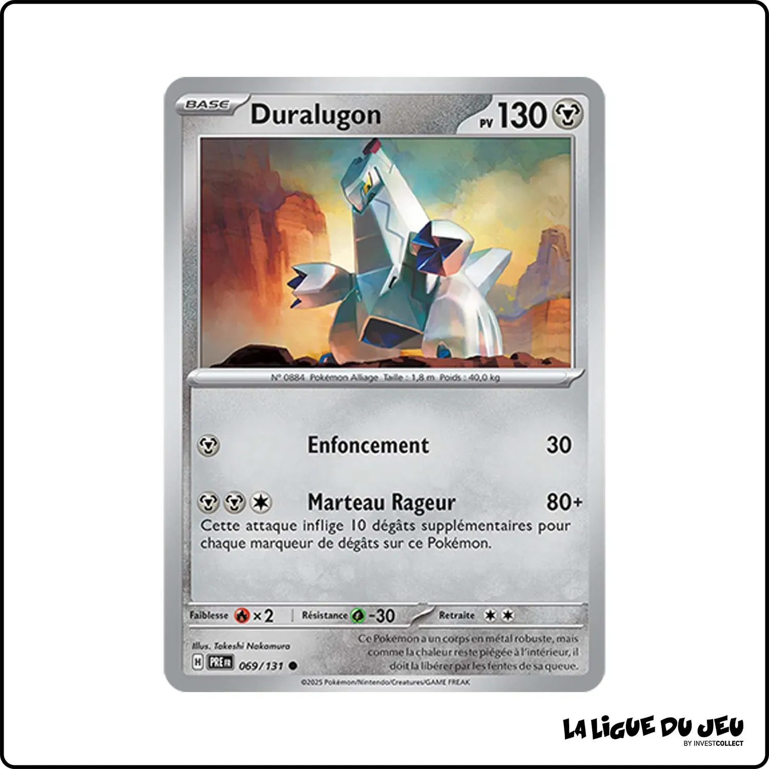 Commune - Pokemon - Évolutions Prismatiques - Duralugon 69/131 Pokemon Company - 1