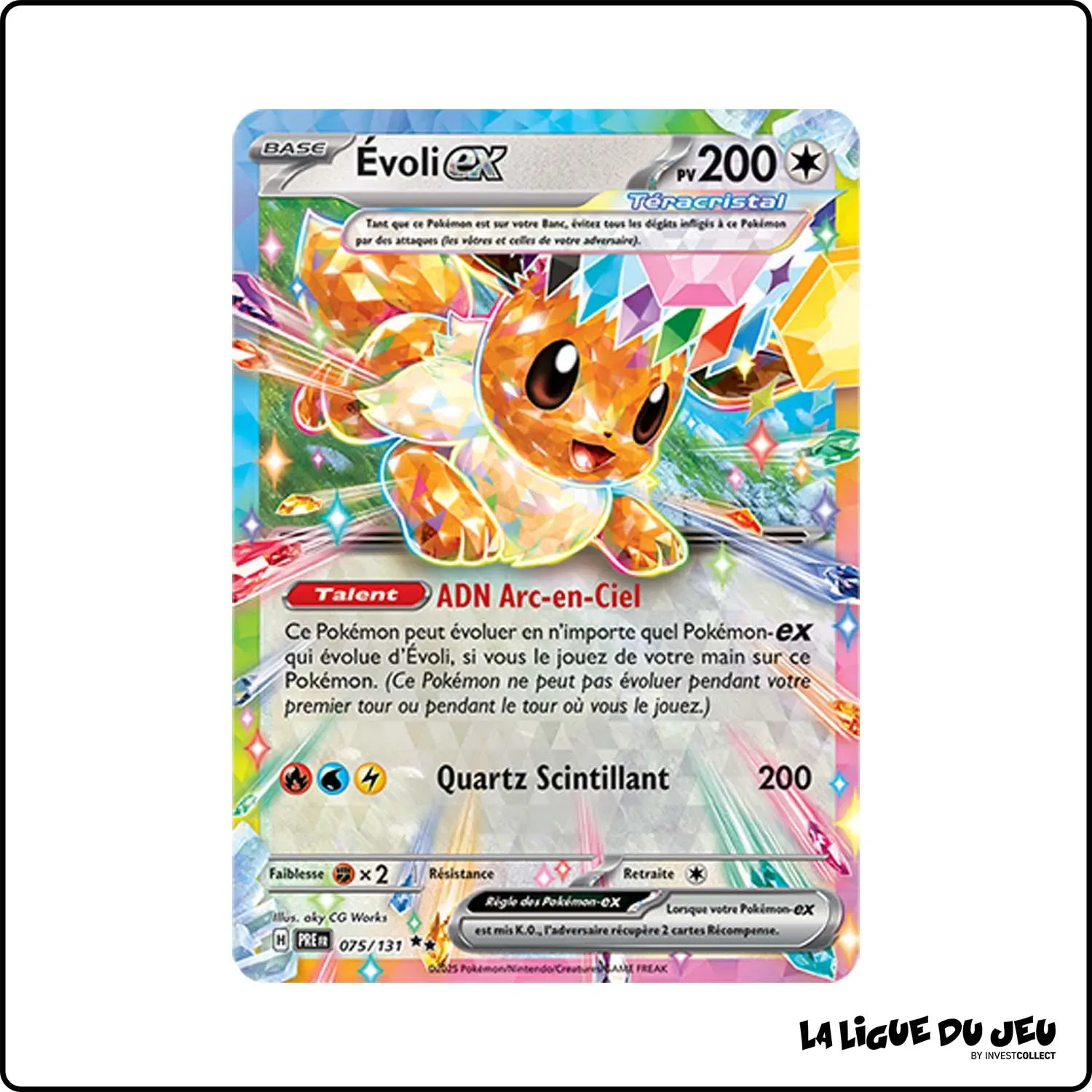 Ultra - Pokemon - Évolutions Prismatiques - Évoli ex 75/131 Pokemon Company - 1