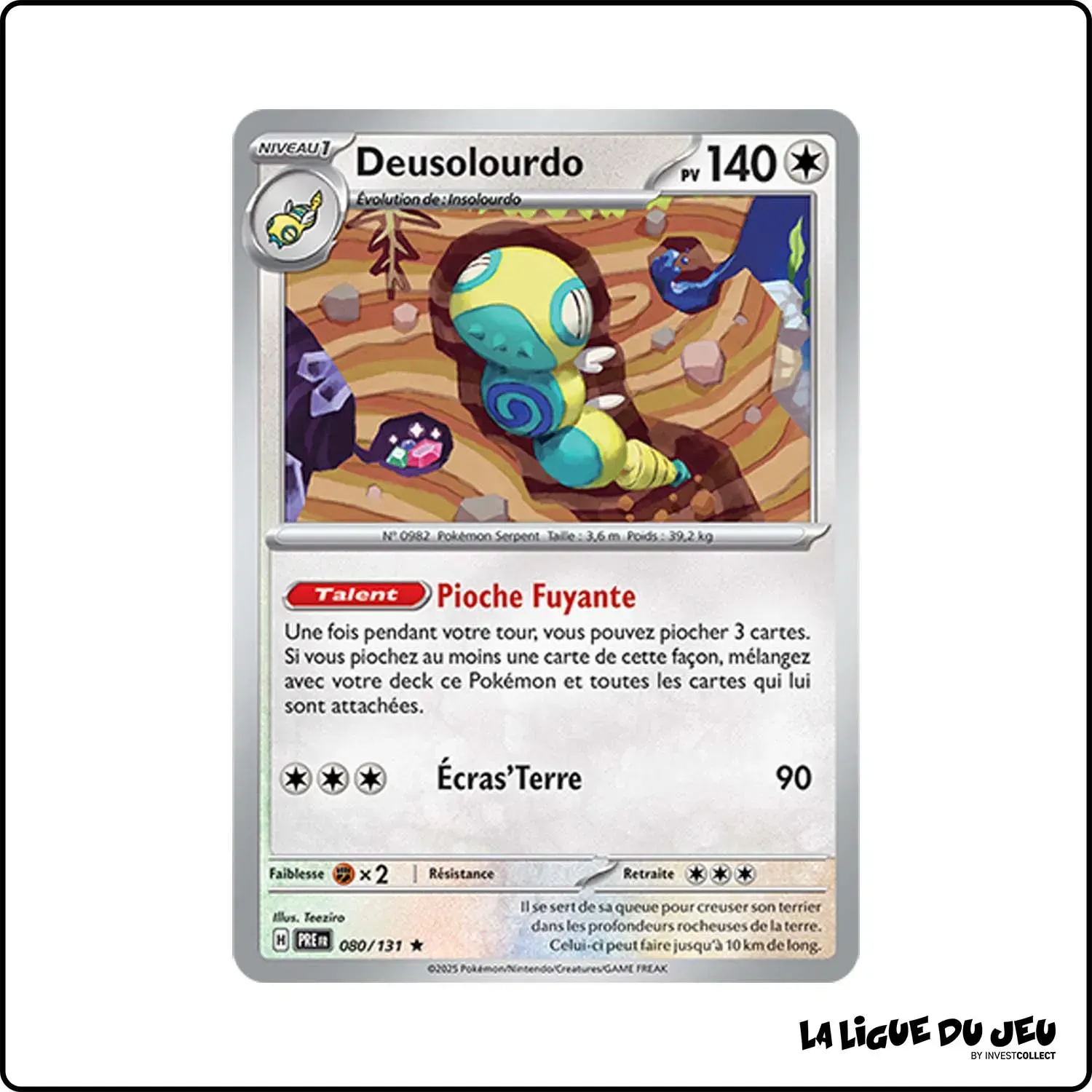 Holo - Pokemon - Évolutions Prismatiques - Deusolourdo 80/131 Pokemon Company - 1