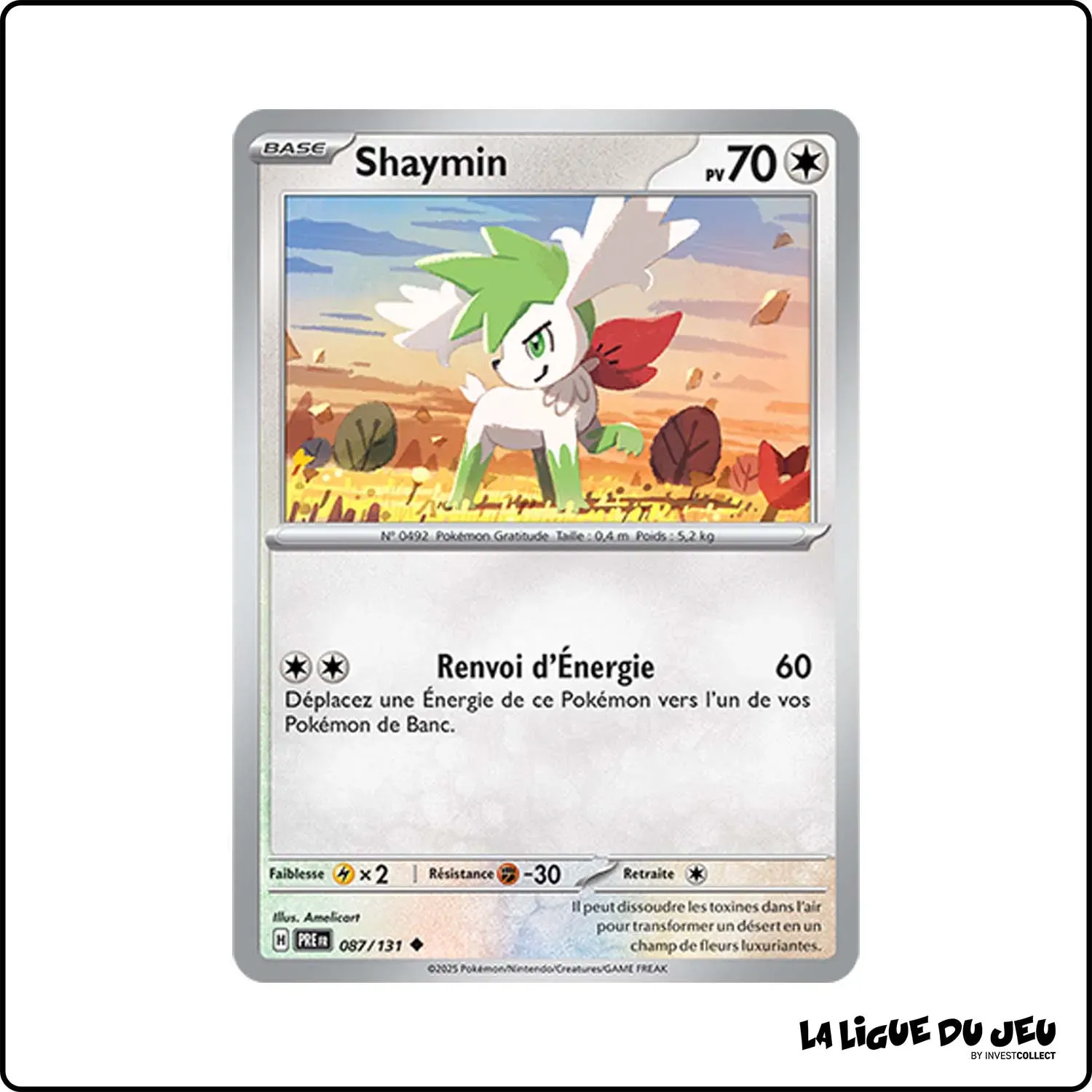 Peu commune - Pokemon - Évolutions Prismatiques - Shaymin 87/131 Pokemon Company - 1