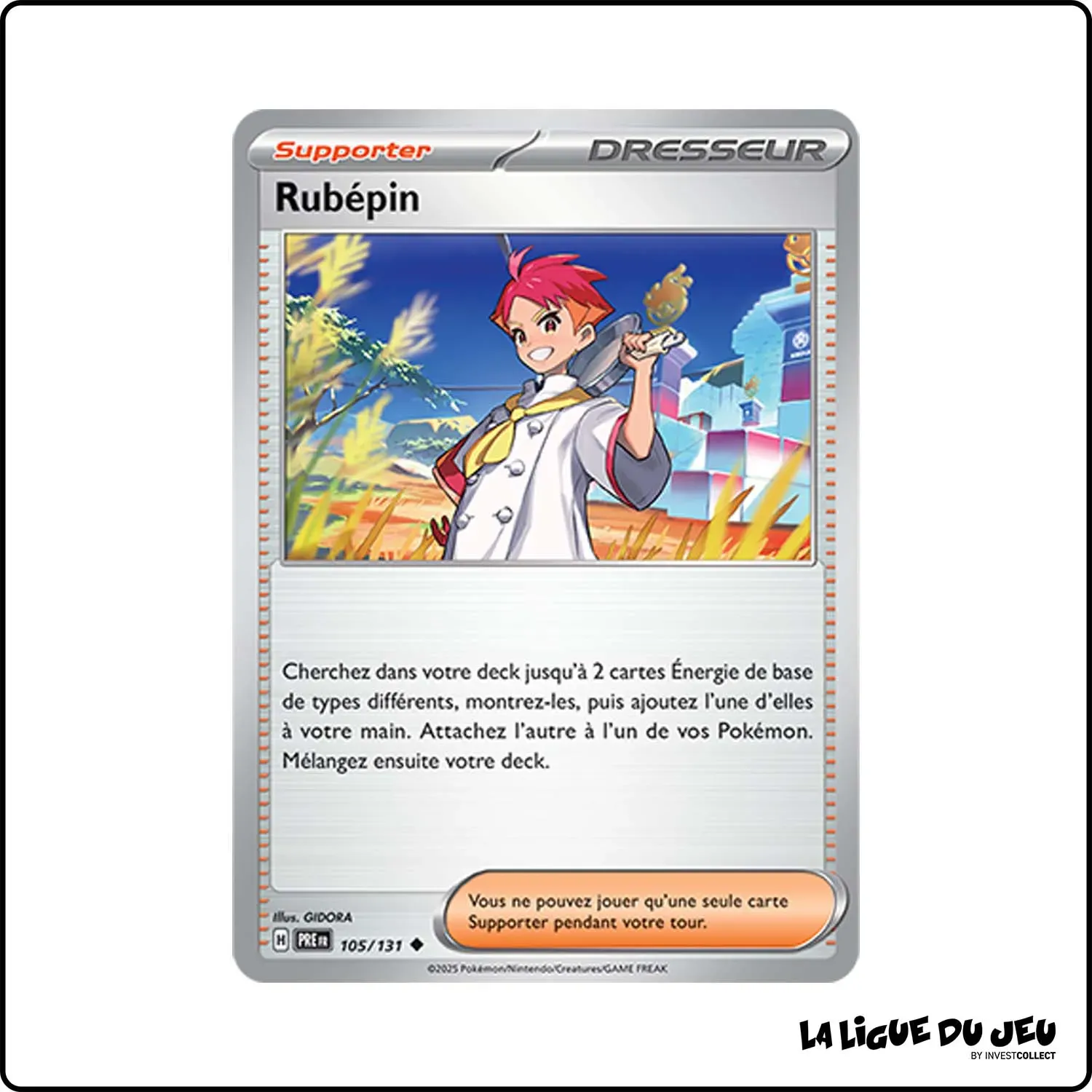 Peu commune - Pokemon - Évolutions Prismatiques - Rubépin 105/131 Pokemon Company - 1