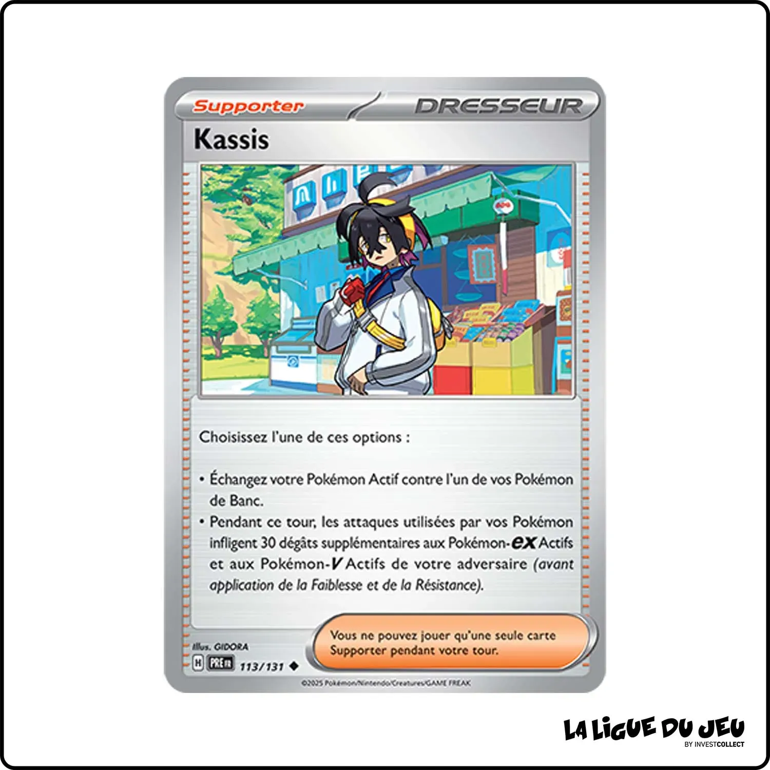 Peu commune - Pokemon - Évolutions Prismatiques - Kassis 113/131 Pokemon Company - 1