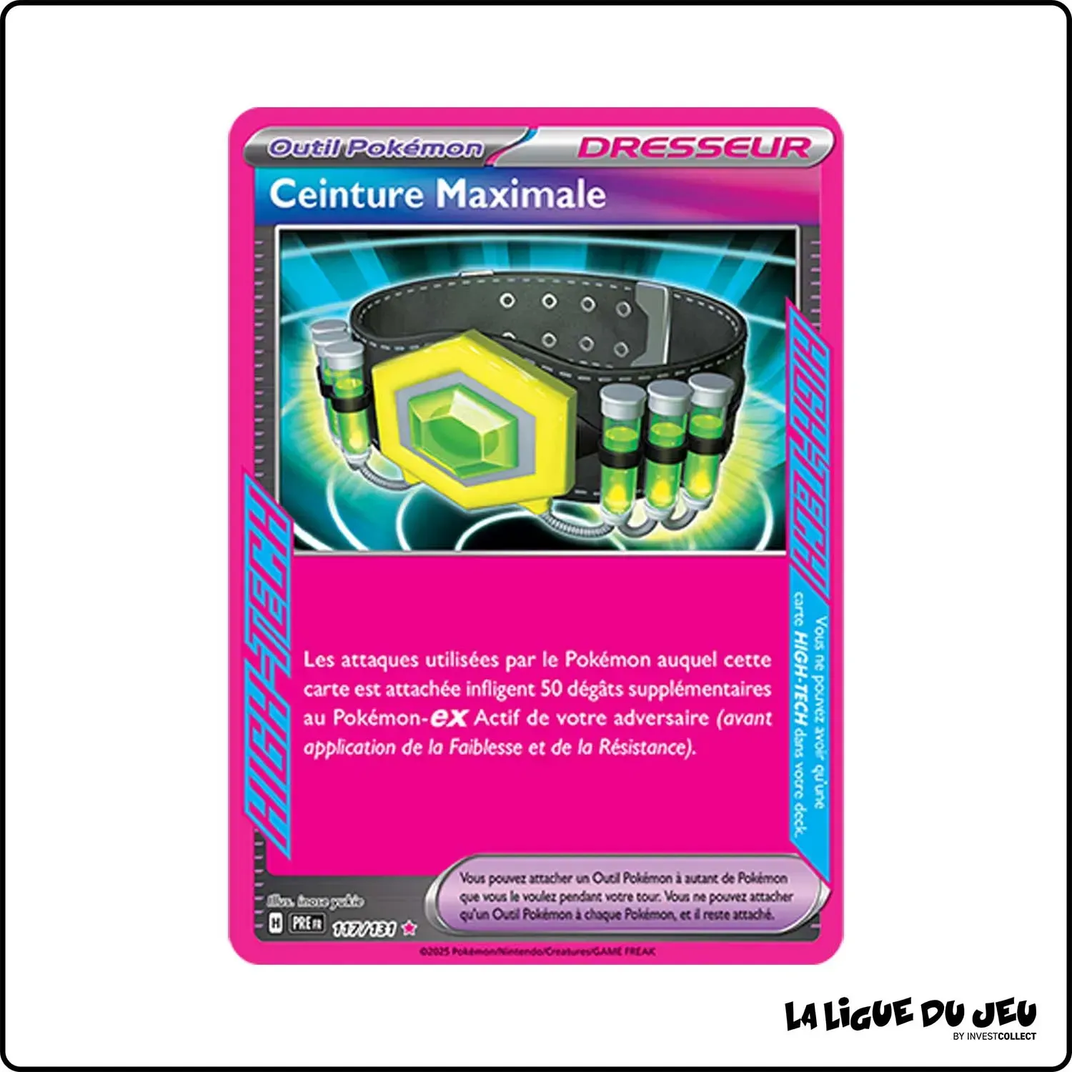 High-Tech - Pokemon - Évolutions Prismatiques - Ceinture Maximale 117/131