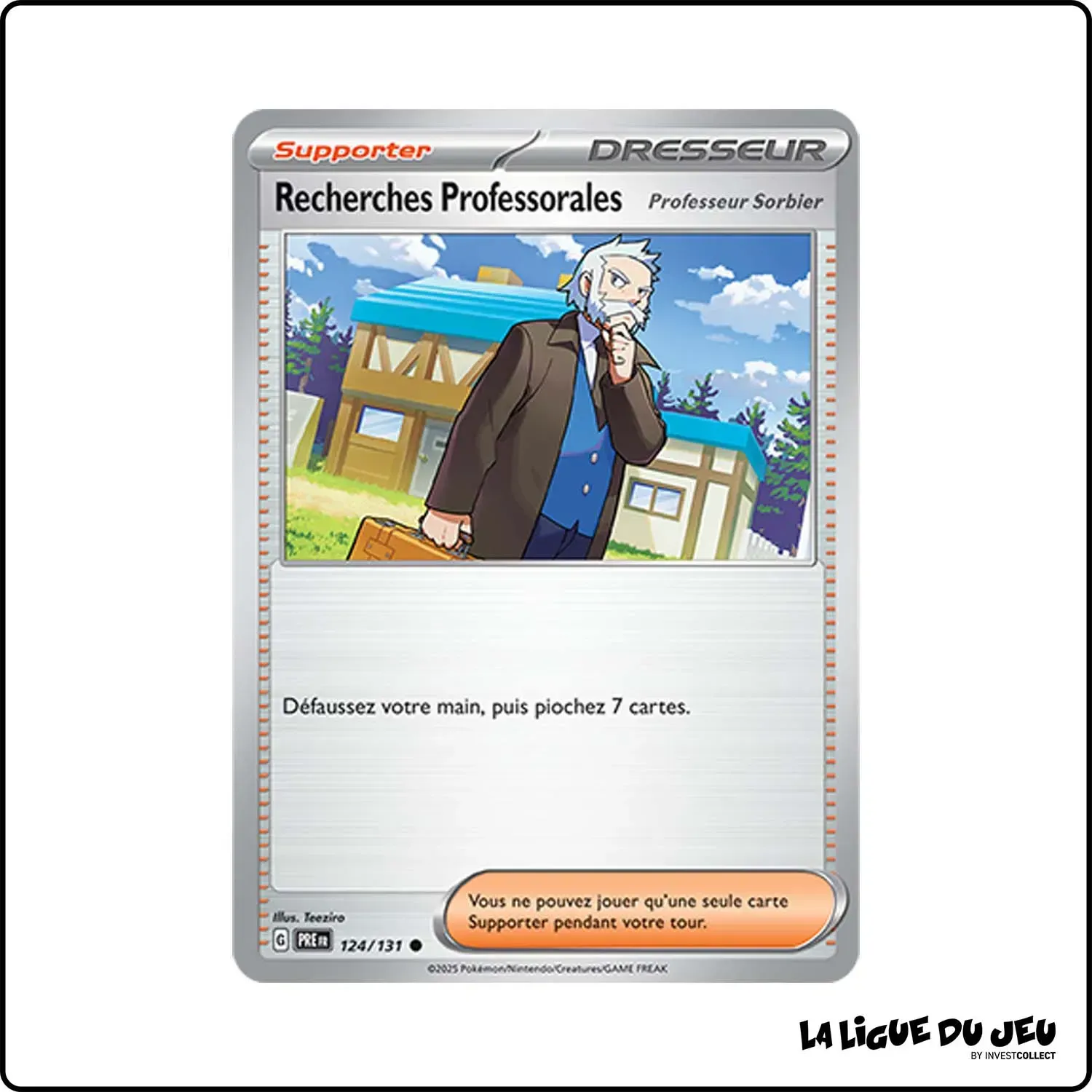 Commune - Pokemon - Évolutions Prismatiques - Recherches Professorales (Sorbier) 124/131 Pokemon Company - 1