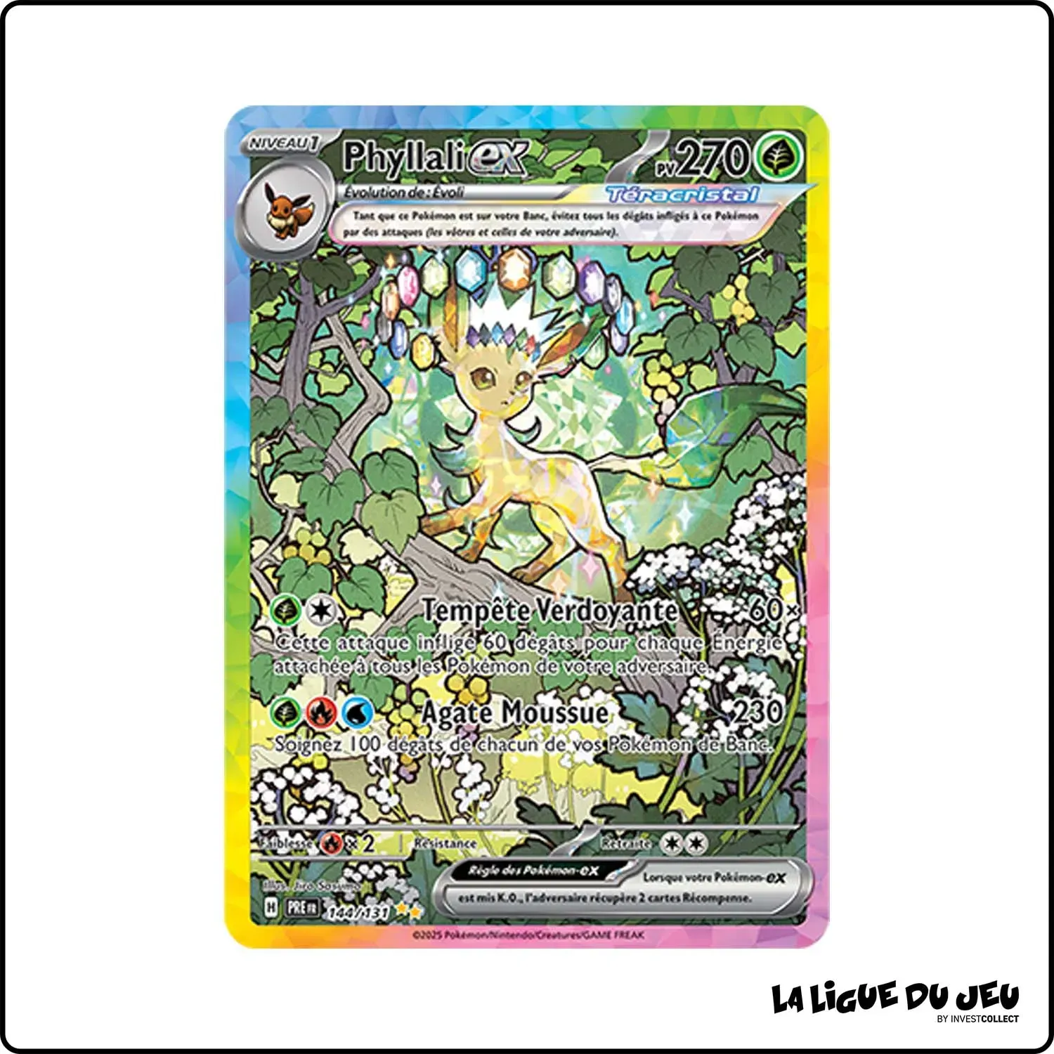 ISR - Pokemon - Évolutions Prismatiques - Phyllali ex 144/131