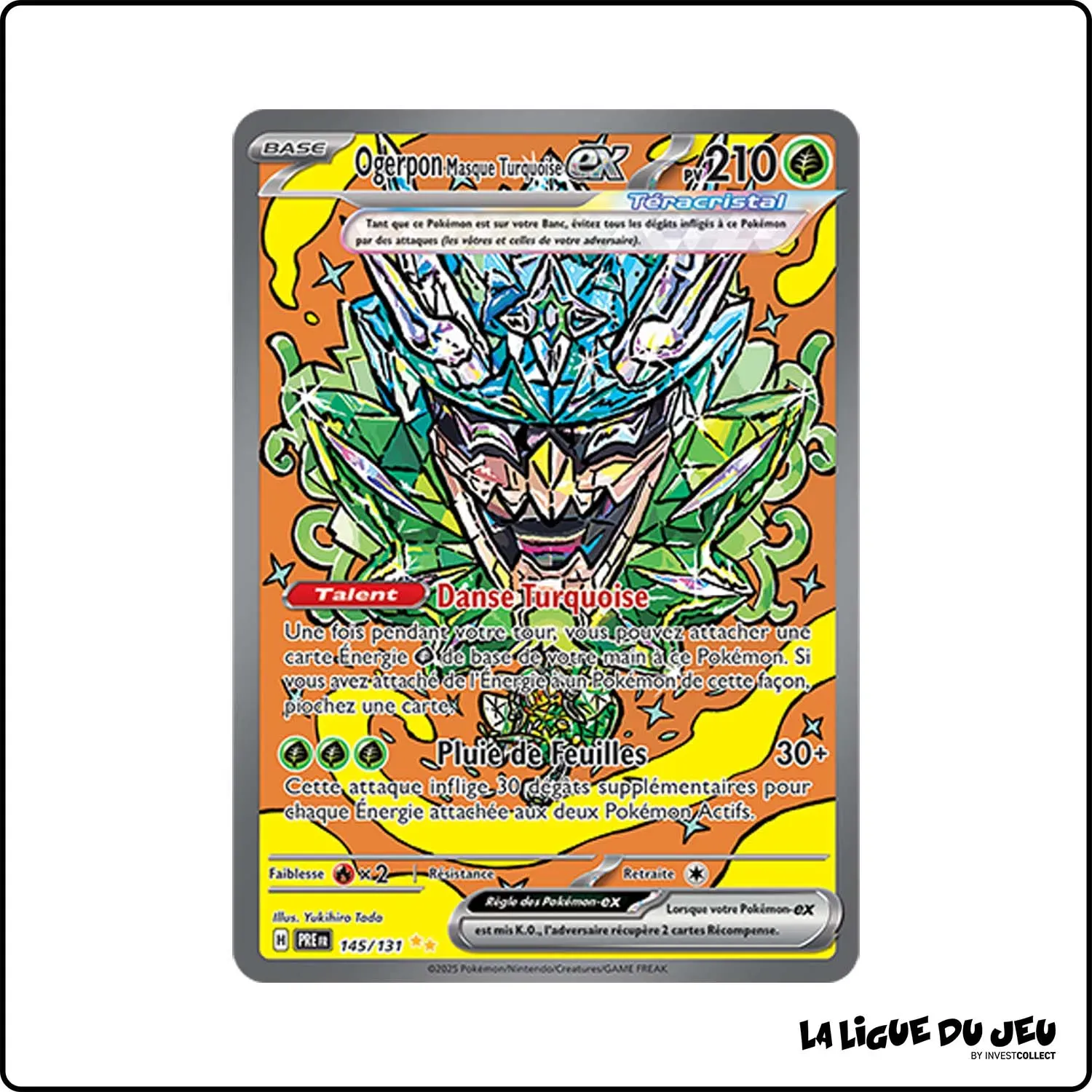 ISR - Pokemon - Évolutions Prismatiques - Ogerpon Masque Turquoise ex 145/131