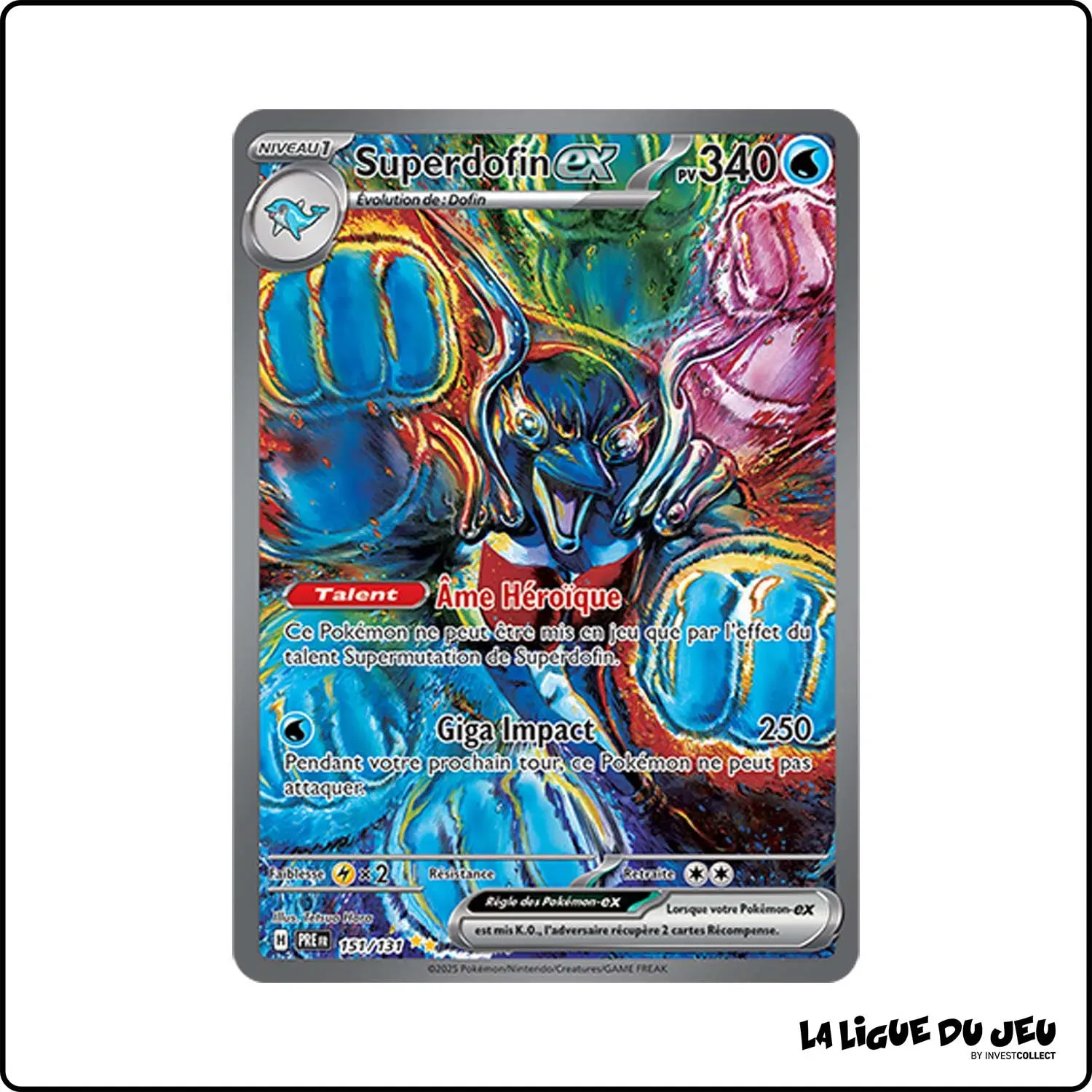 ISR - Pokemon - Évolutions Prismatiques - Superdofin ex 151/131